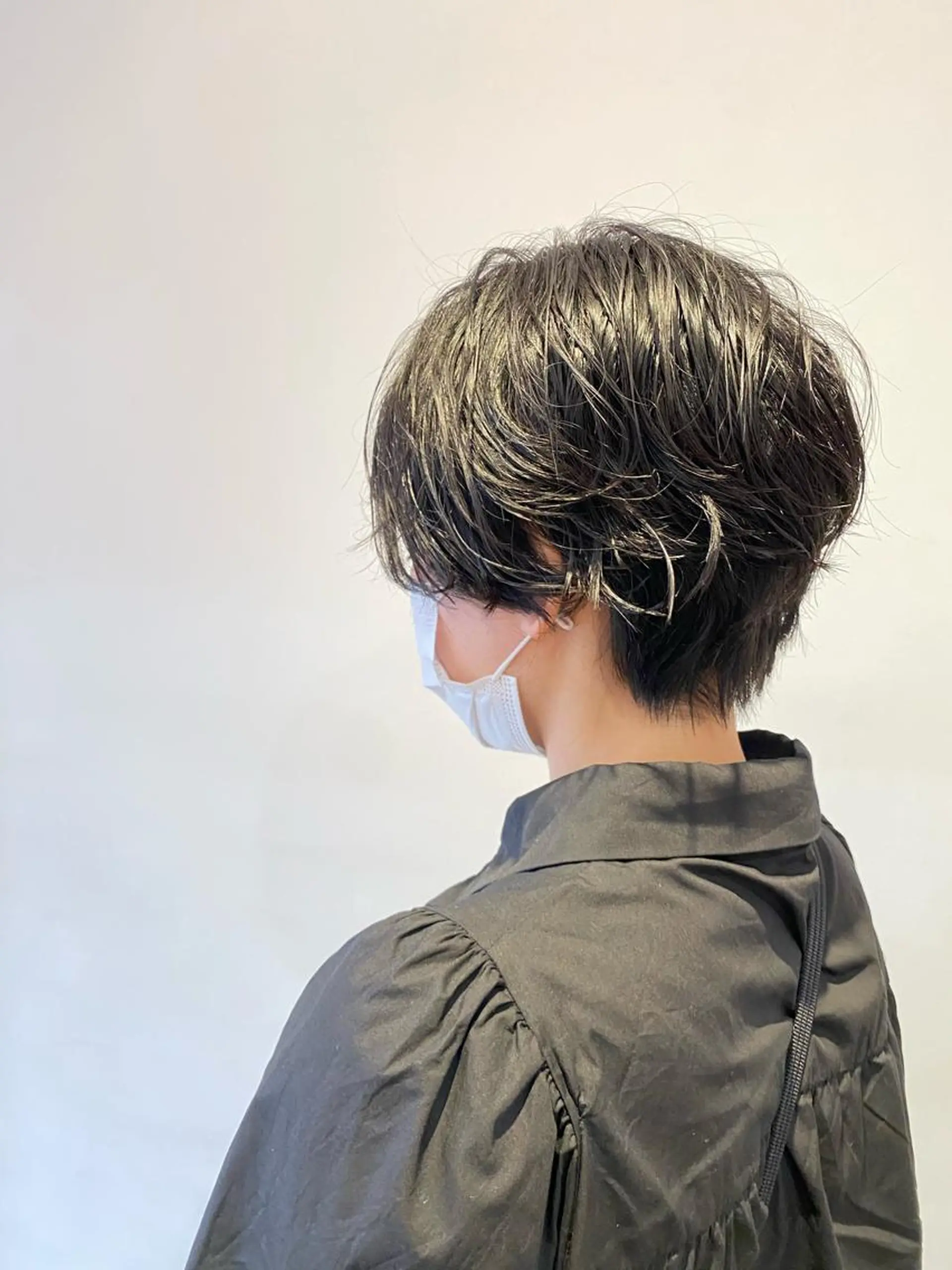 ショート パーマ カット ヘアカラー トリートメント わかばやし ゆうこのヘアスタイル