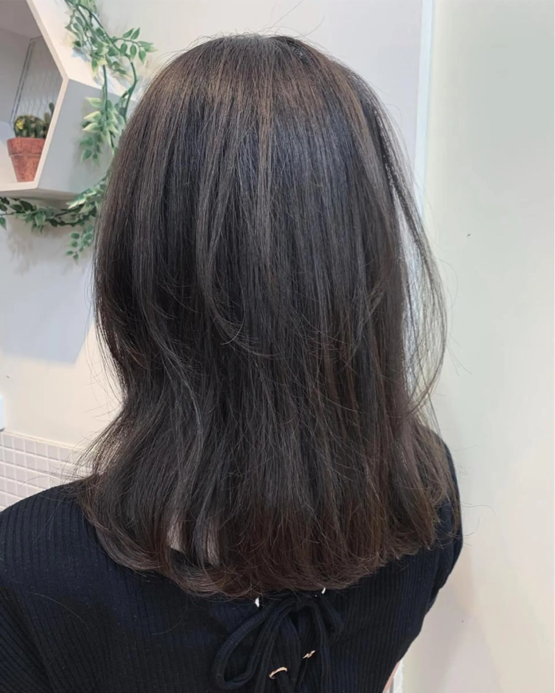 ミディアム カラー 透明感カラー グレージュ ヘアカラー ayaka 大宮のヘアスタイル