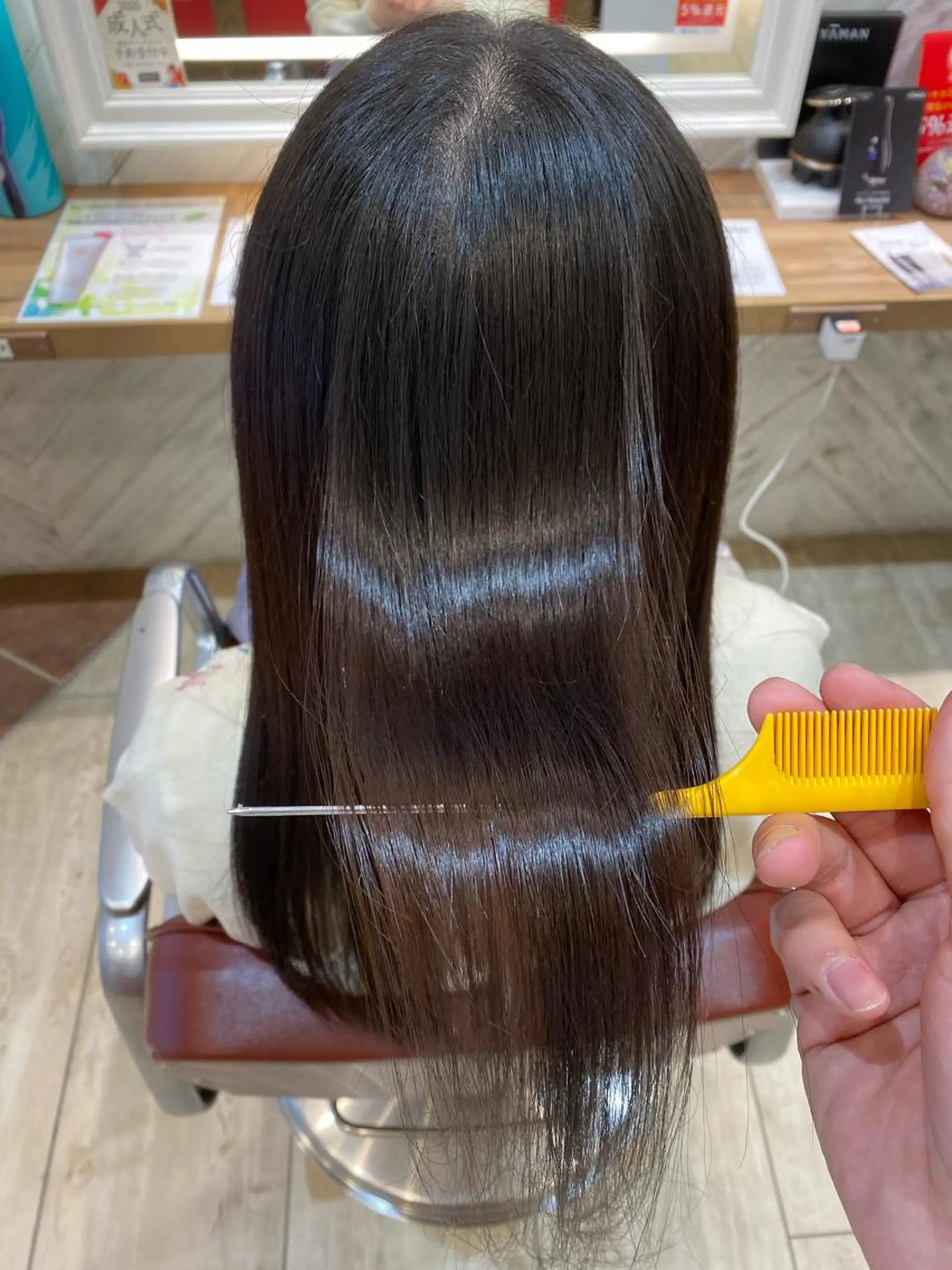 ロング 縮毛矯正 🌺ウルフカット職人 新垣渚🐺のヘアスタイル