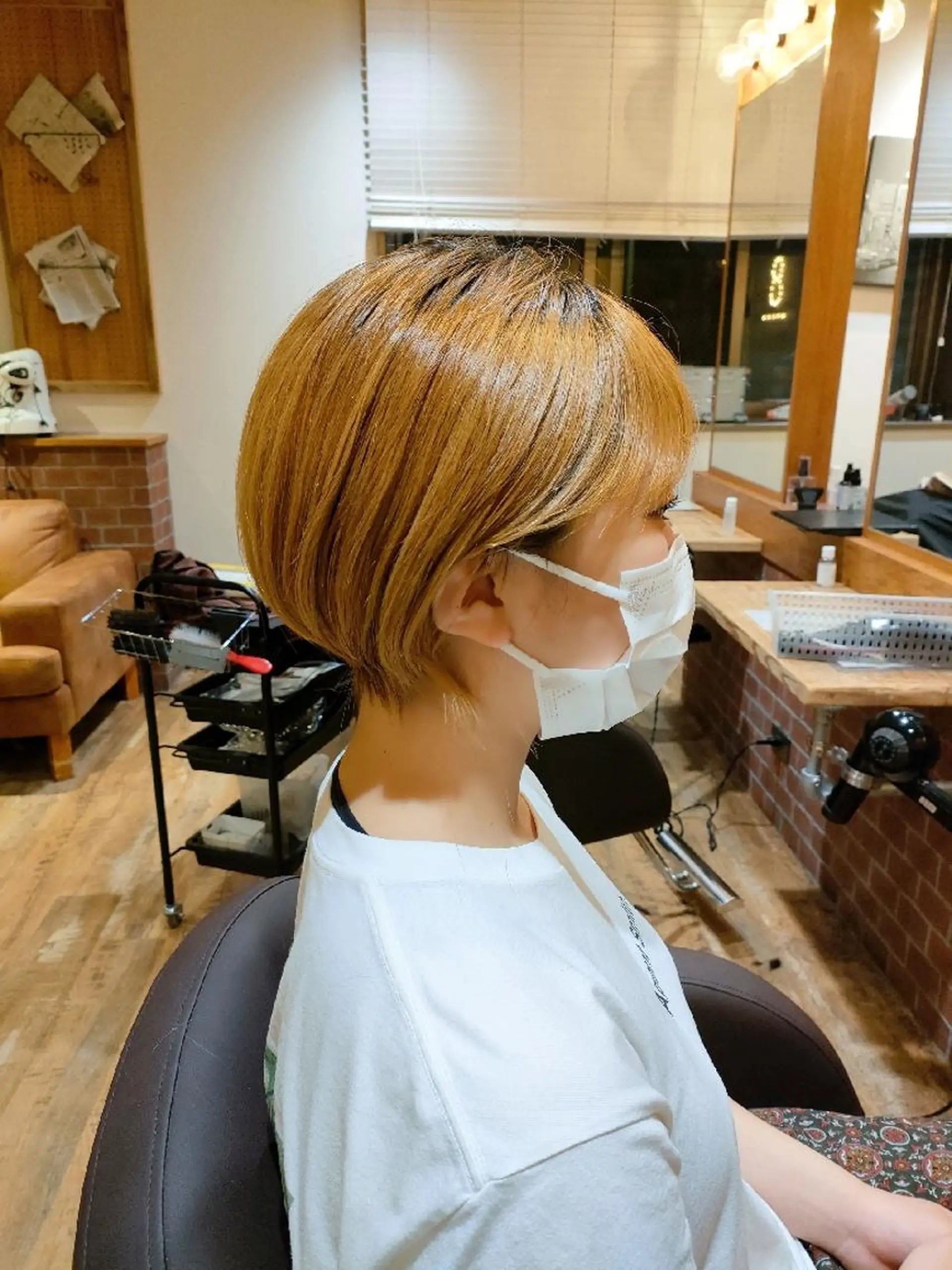 ショート ショートヘア 【似合わせ・レイヤー ・パーマ】海気のヘアスタイル