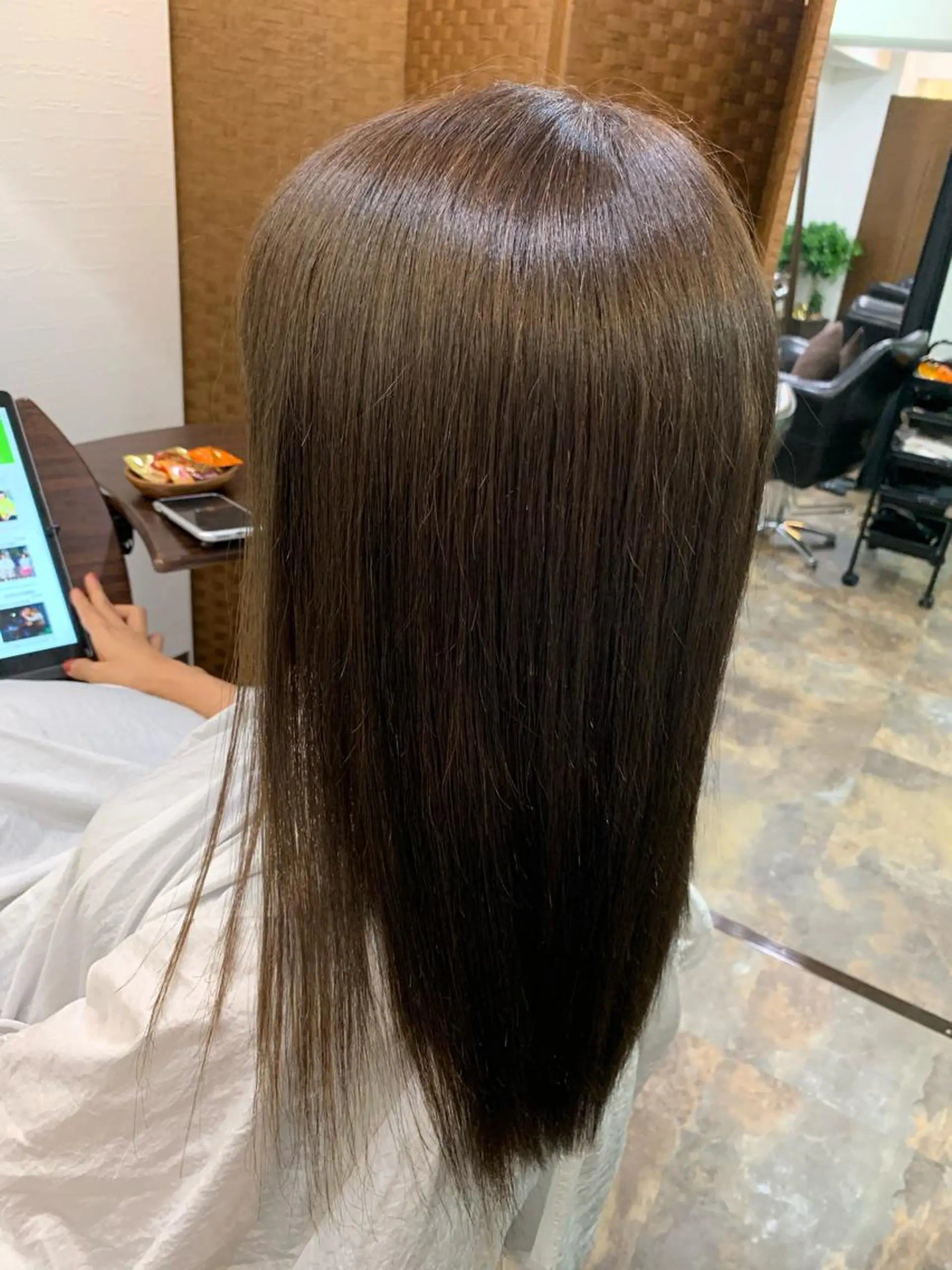 セミロング カラー ささき まさとのヘアスタイル