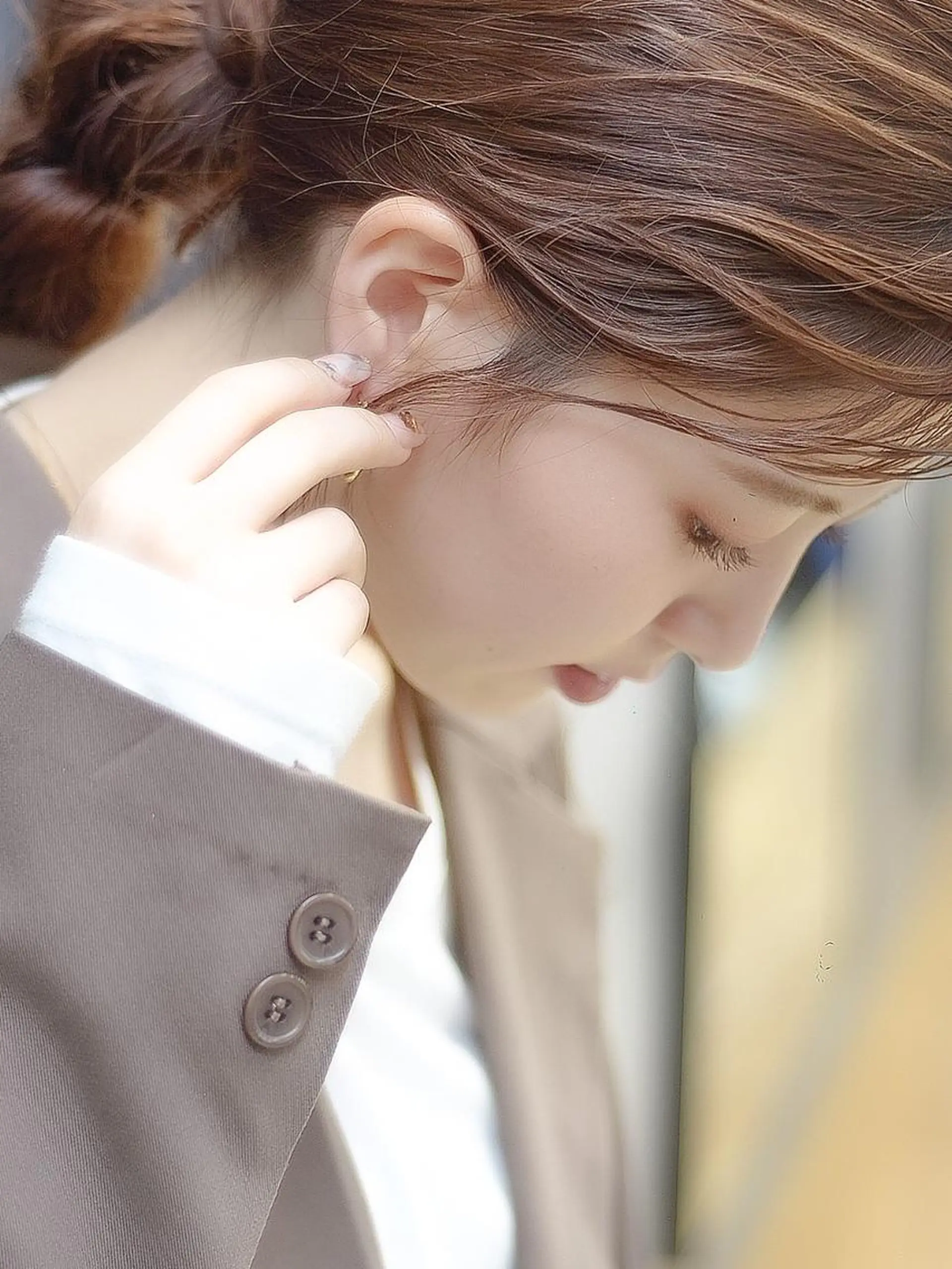 ミディアム カラー ba-boo 広島のヘアスタイル