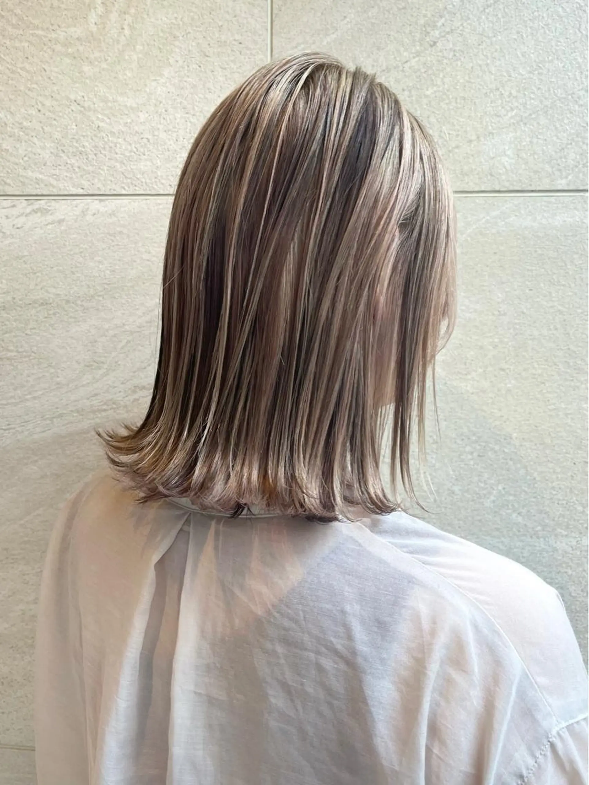 ミディアム カラー レイヤー,ボブ / 彩未のヘアスタイル