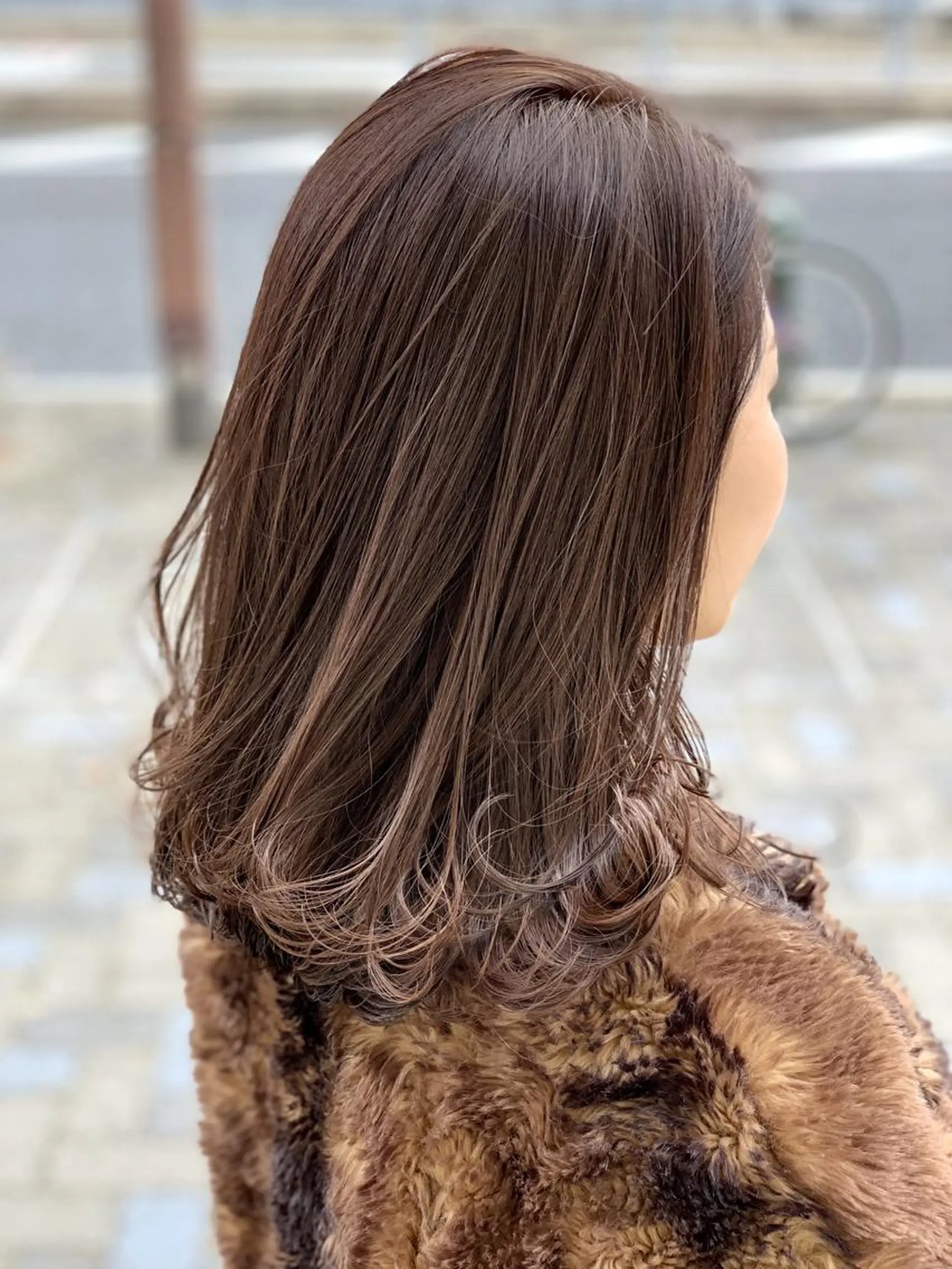 ミディアム カラー カット 縮毛矯正 トリートメント 🍀ナガヤマ ヒデアキ🍀のヘアスタイル