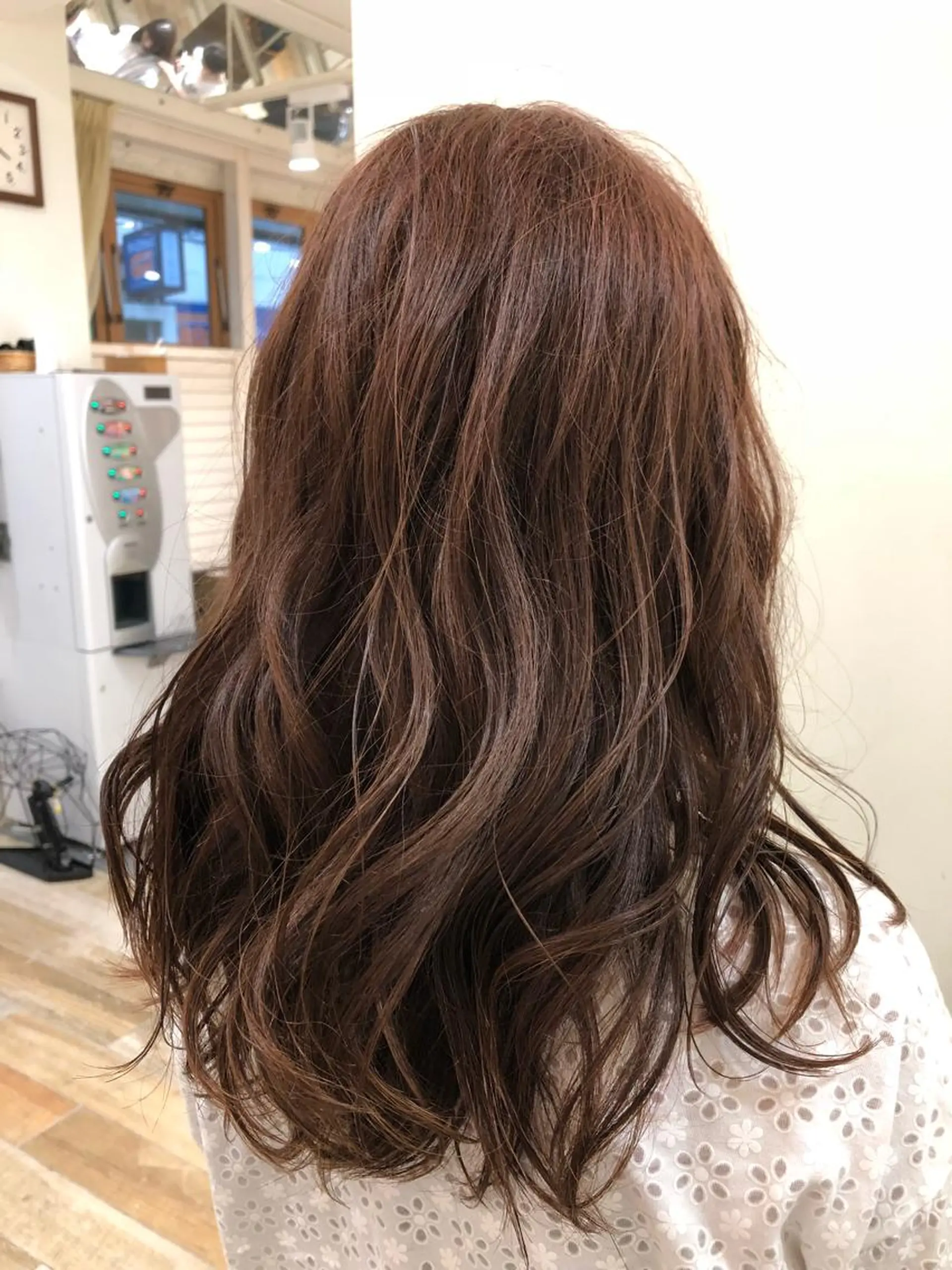 ロング ピンクブラウン ヘアカラー トリートメント パーソナルカラー骨格 顔タイプ　小幡のその他イメージ