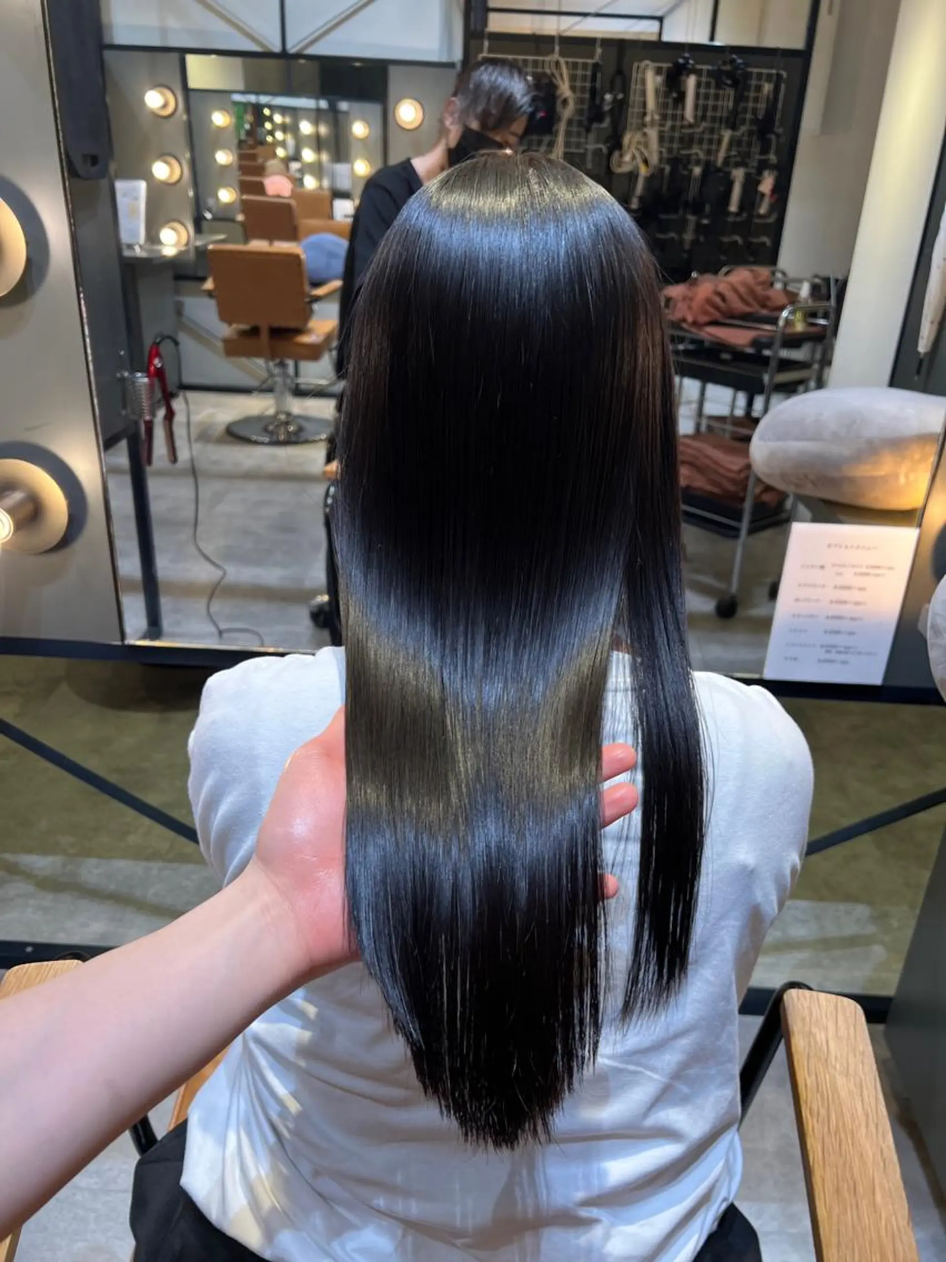 ロング カット 縮毛矯正 トリートメント 髪質改善ストレート Kantaのヘアスタイル