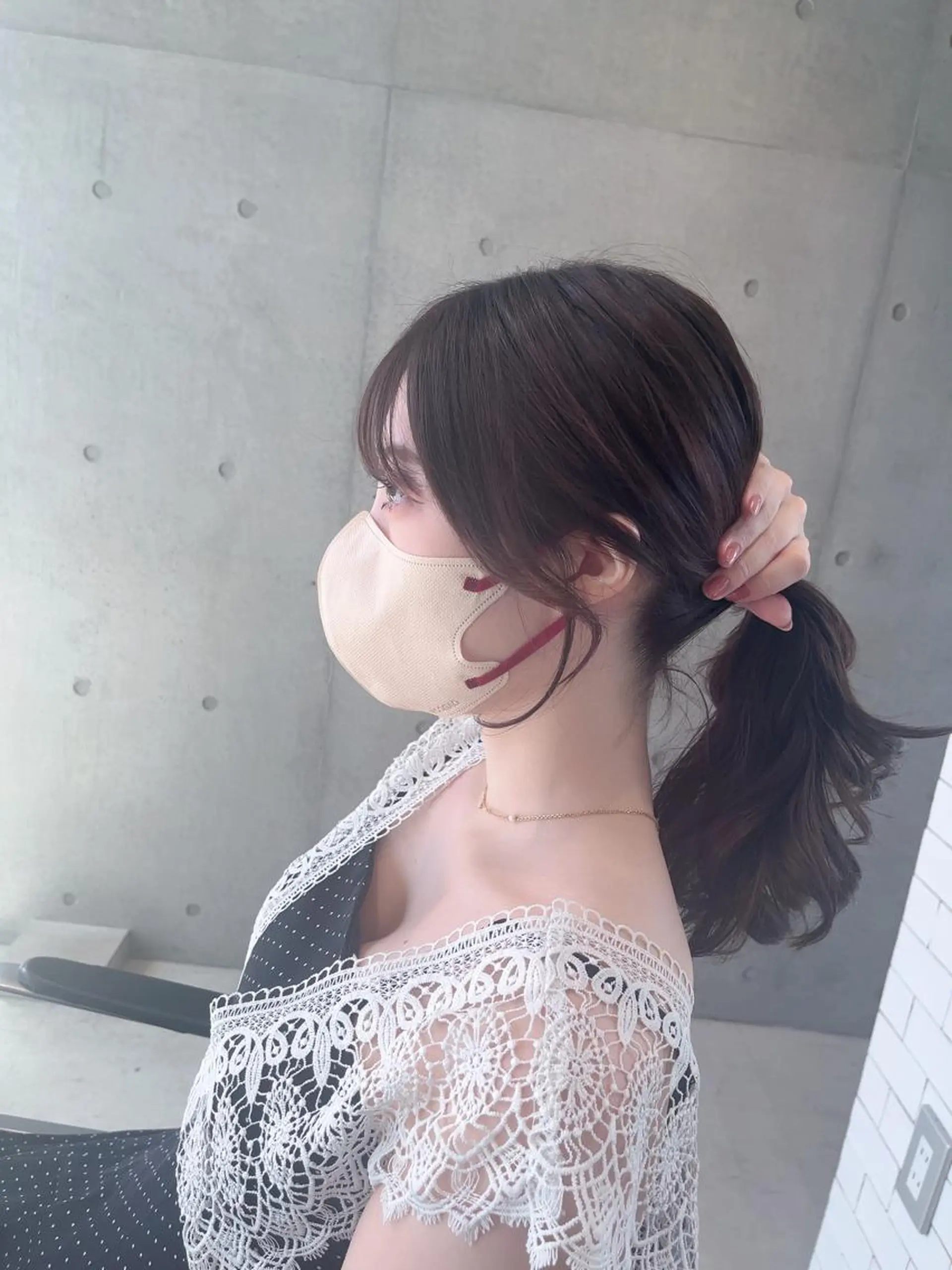 セミロング カット 🌫️大人韓国ヘア 🌫️naoyaのヘアスタイル