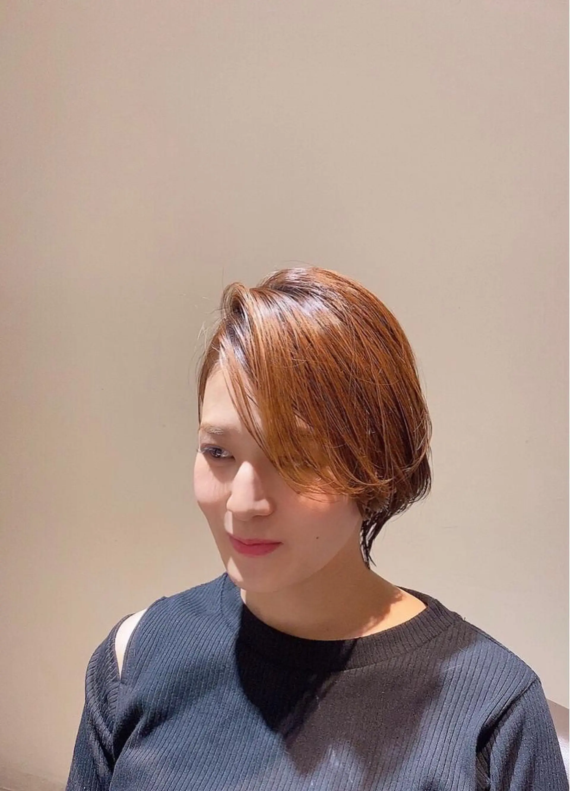 ショート カット ヘアカラー トリートメント uti所属・菊池 幹のヘアスタイル