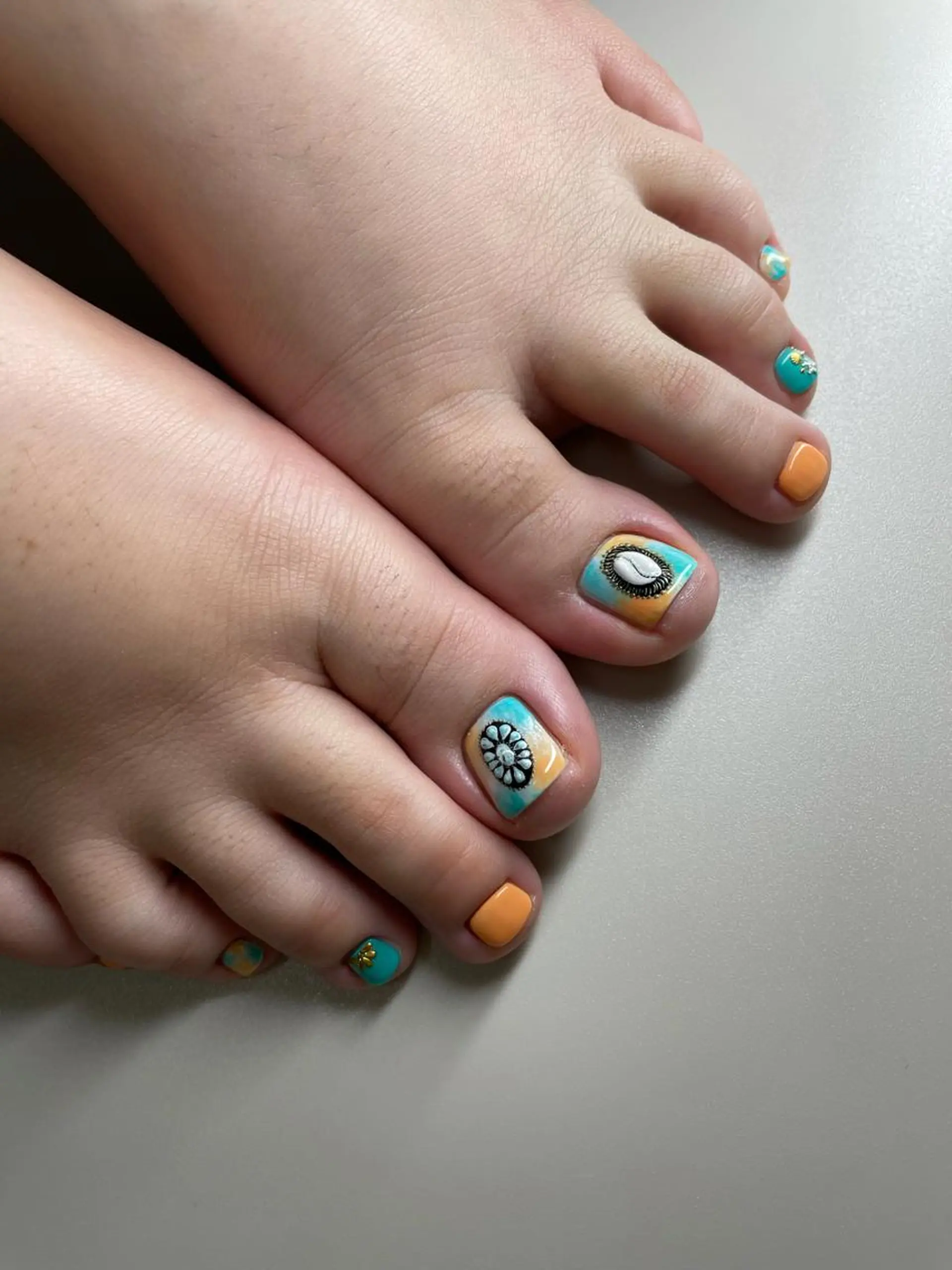 ネイル アートネイル フットネイル kipinail 川﨑えりかのネイルデザイン