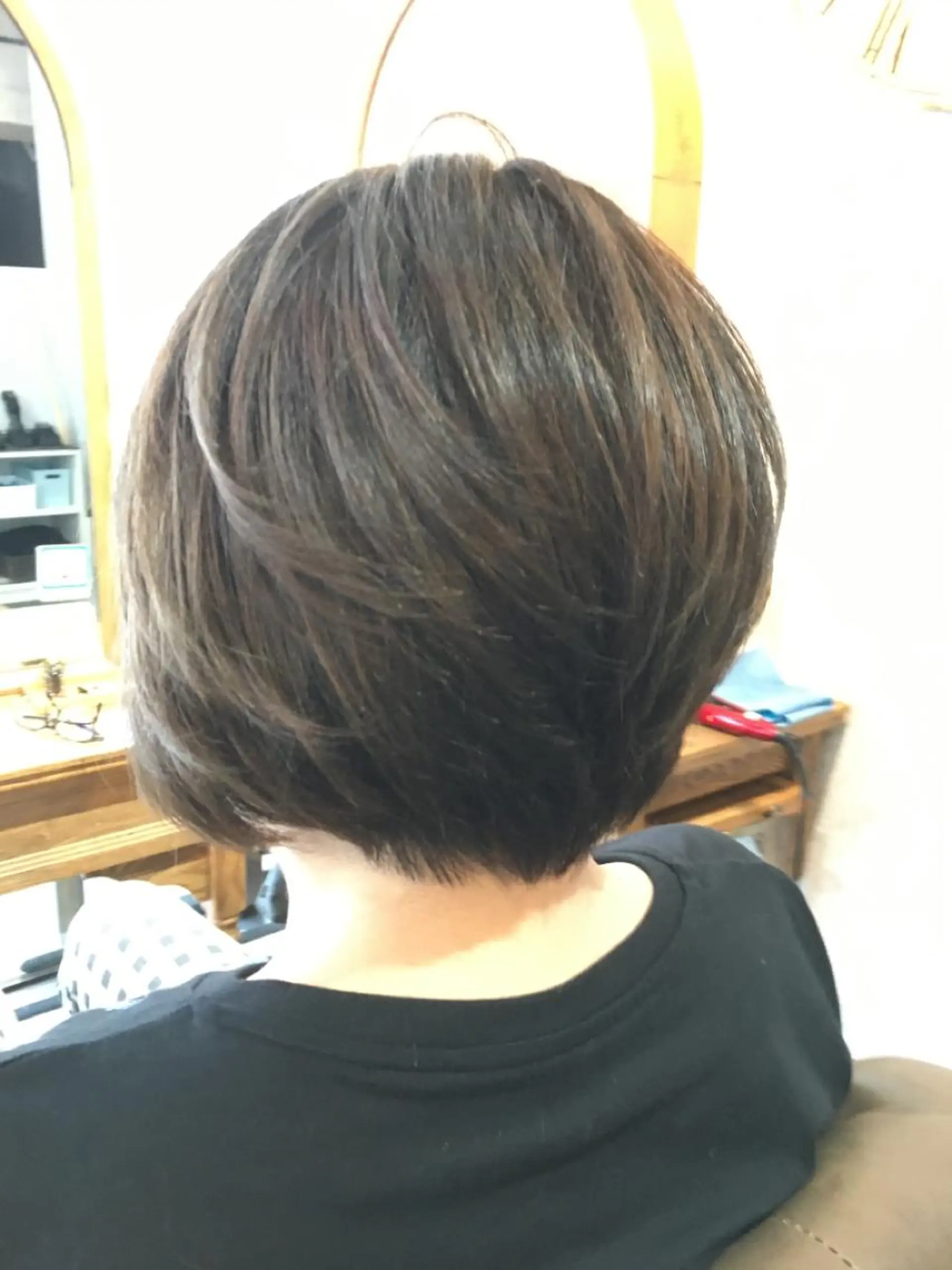 ショート カラー ツイストスパイラル パーマ🟡KYOUのヘアスタイル