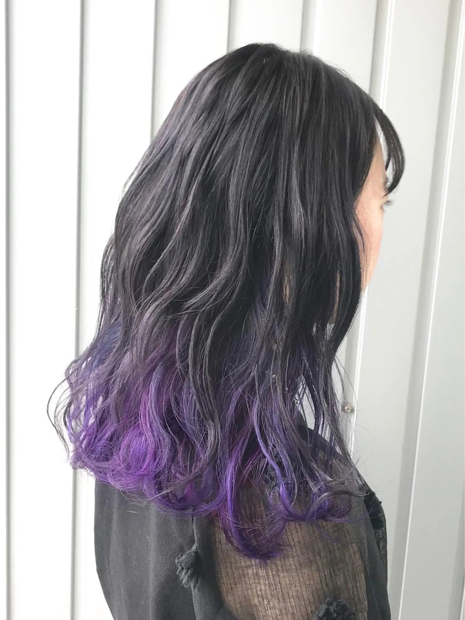 セミロング カラー 髙橋 かすみのヘアスタイル