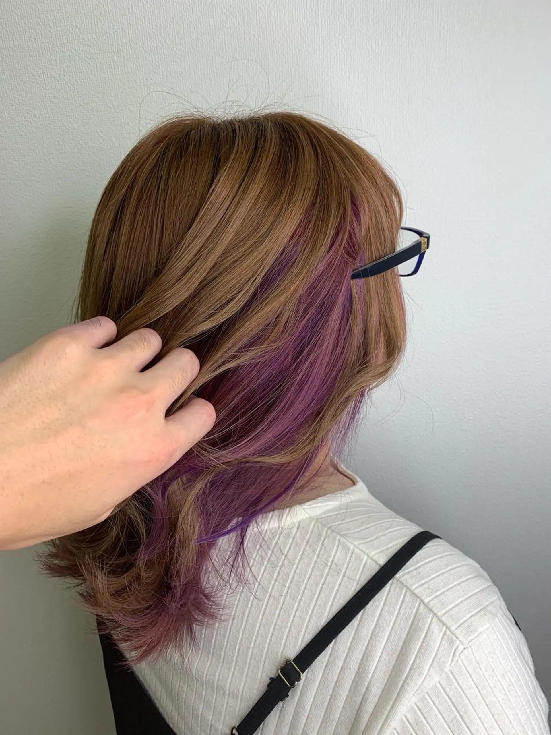 ミディアム ミディアムパーマ ハイライト 髪質改善 縮毛矯正 【清瀬】パサツキ 広がり改善川合剛史のヘアスタイル