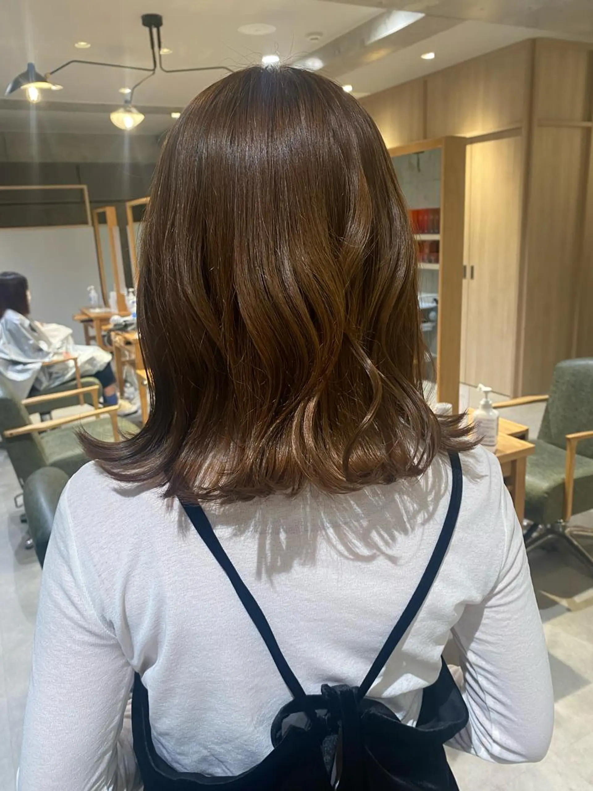 カラー AO所属・RISAKO 艶髪モテヘア🎀府中のヘアスタイル