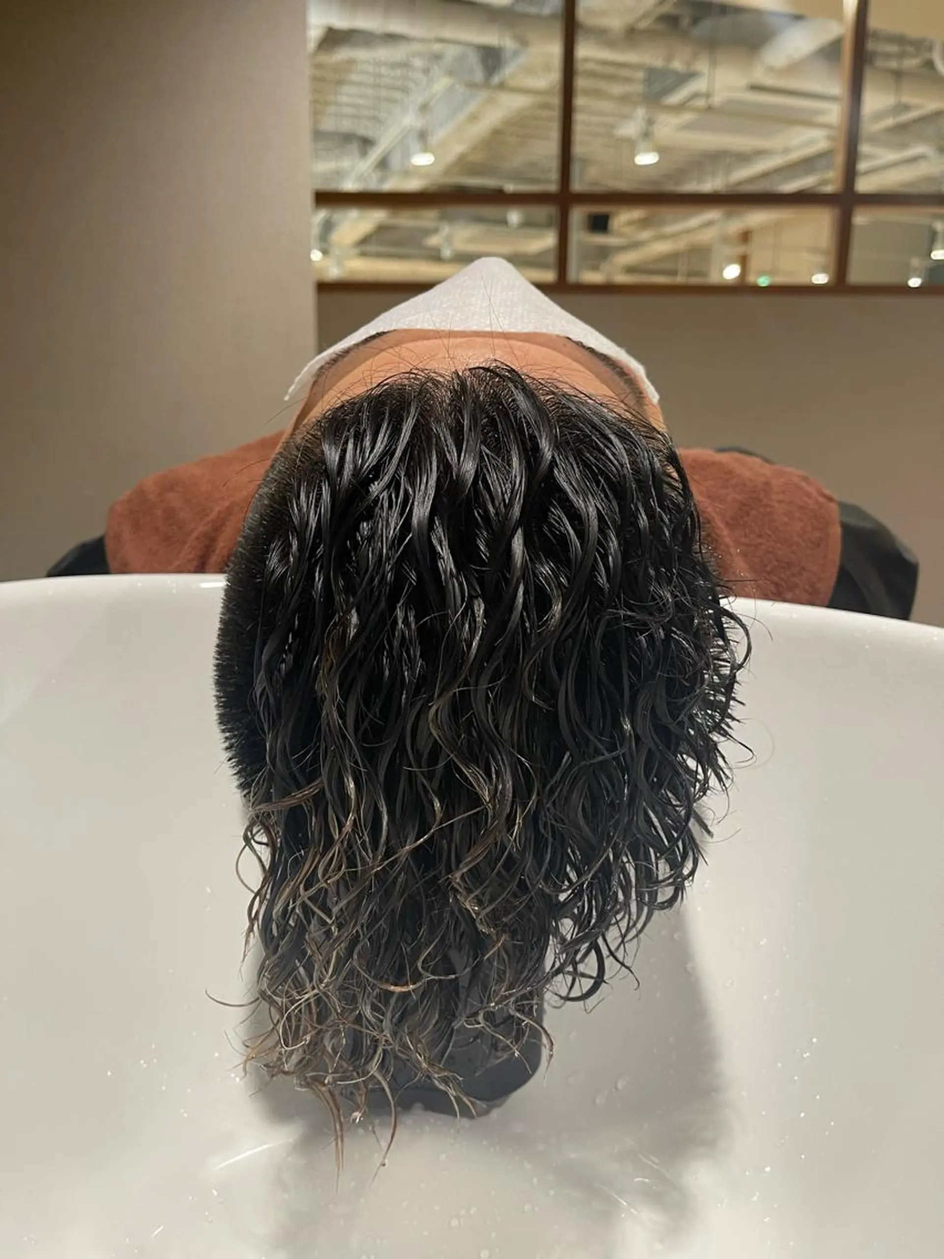 パーマ メンズ カット パーマ 店長　MANAMI ／ブリーチ／骨格ボブのヘアスタイル