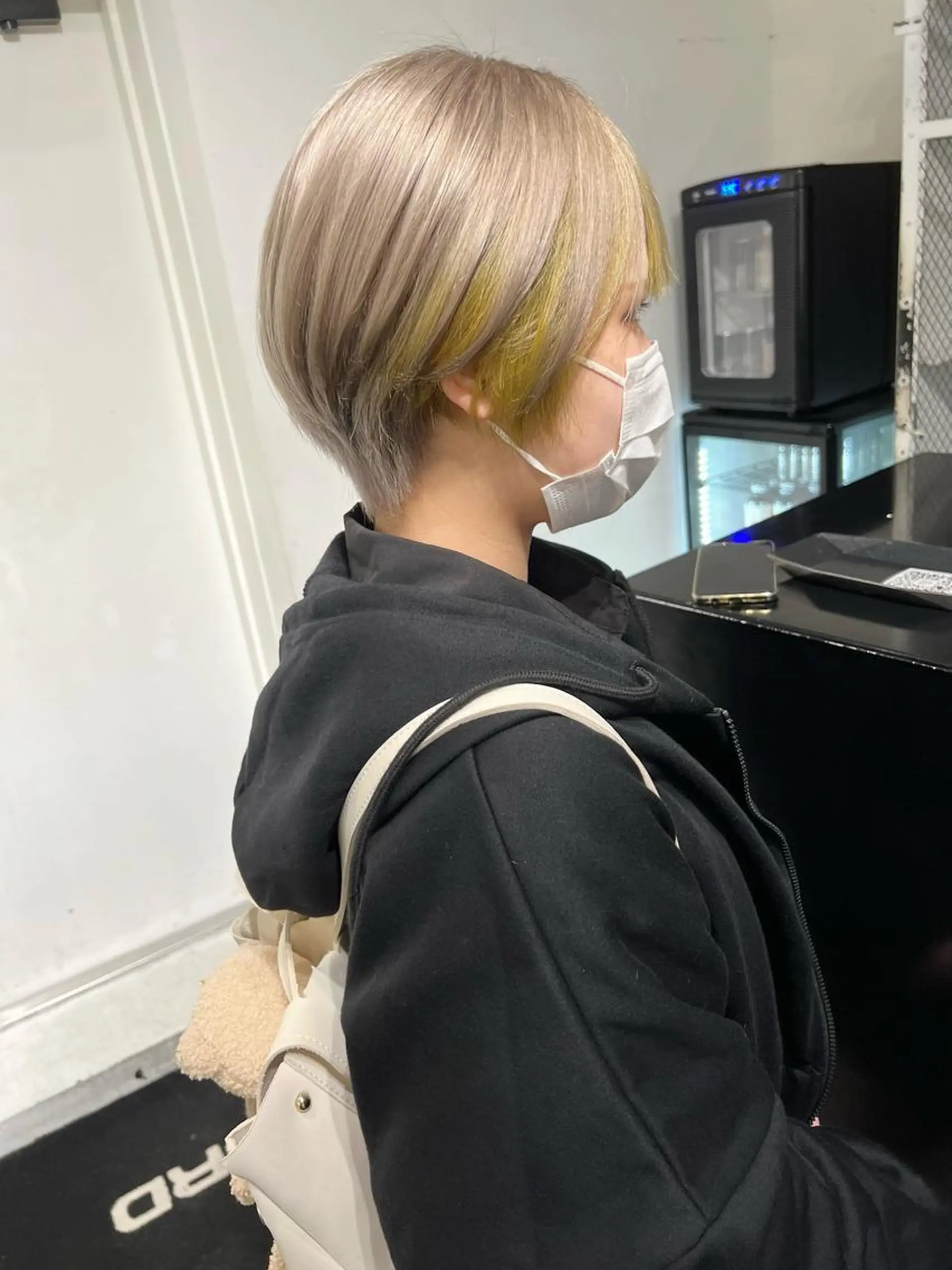 ショート カラー パーマ ヘアアレンジ メンズ キッズ nico TOKYO 渋谷所属・ブリーチ　ハイトーン 特化🌈フジタハルキのヘアスタイル