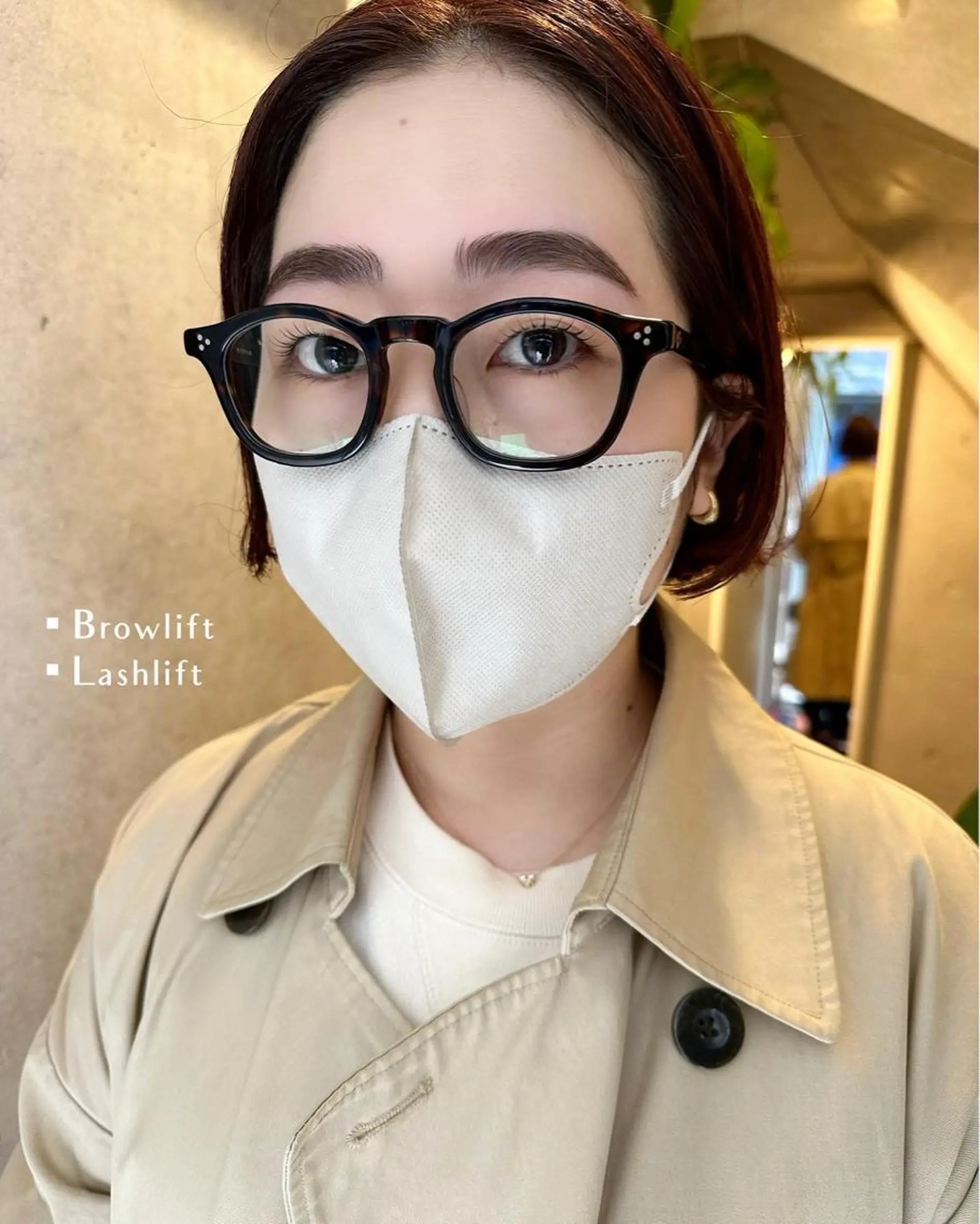 マツエク・マツパ アイブロウ ケラチンラッシュリフト 一重×まつ毛パーマ マツパ Sue eyelash&eyebrow所属・Shigeno Hikaruのマツエク・マツパデザイン