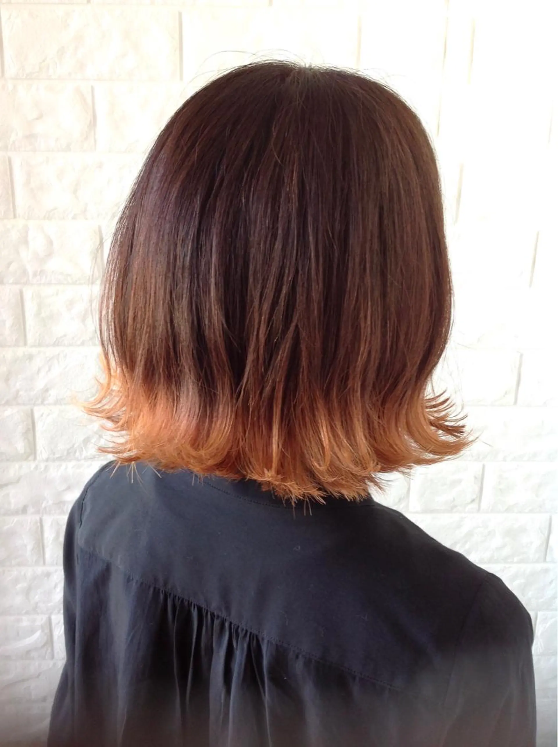 ミディアム カラー ブリーチ ケアブリーチ グラデーションカラー エイジングケア特化 美容師✂️山崎竜二のヘアスタイル