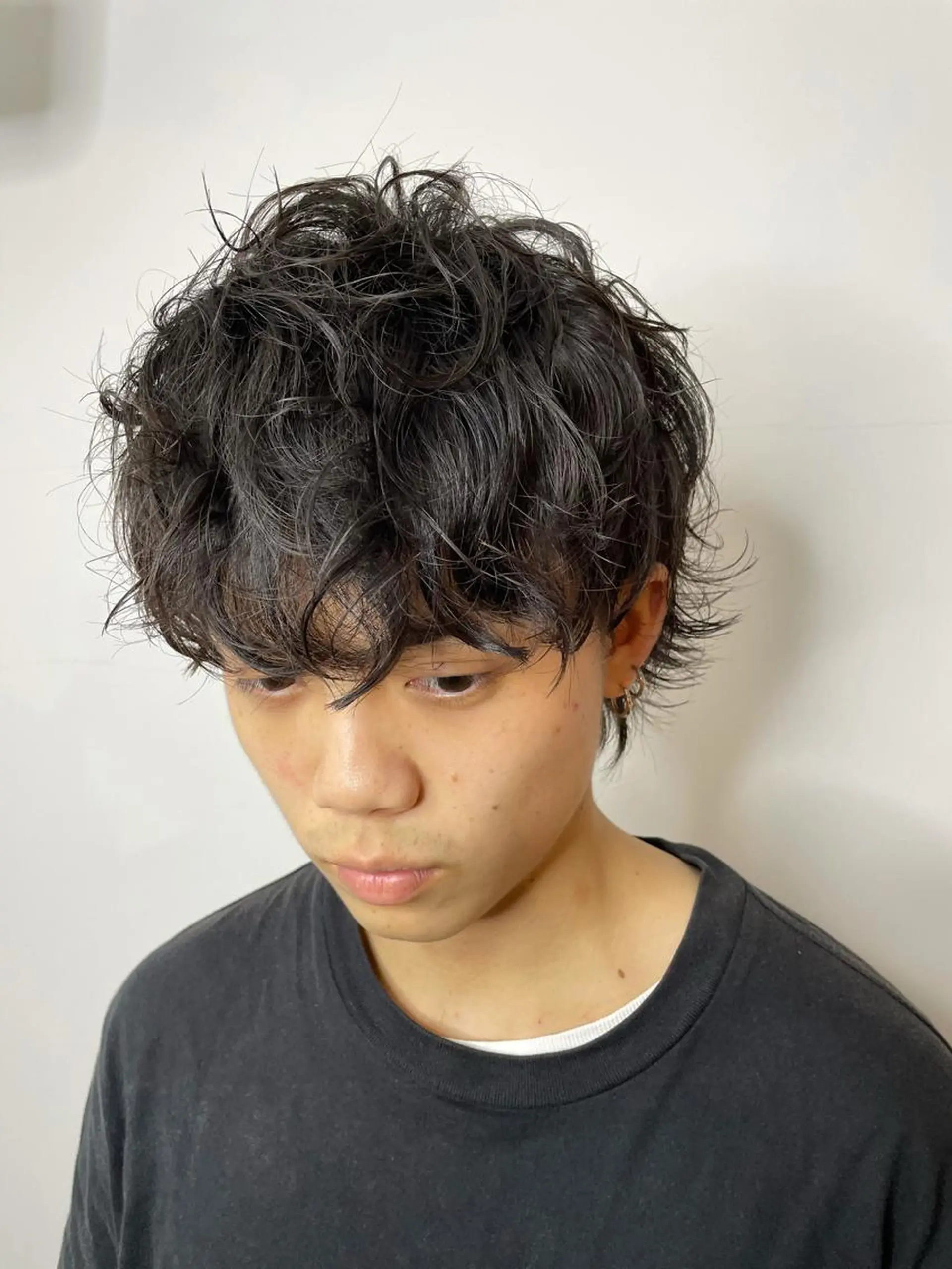 ミディアム ミディアムパーマ 渋谷 メンズヘア⭐️ タニグチヨシユキのヘアスタイル
