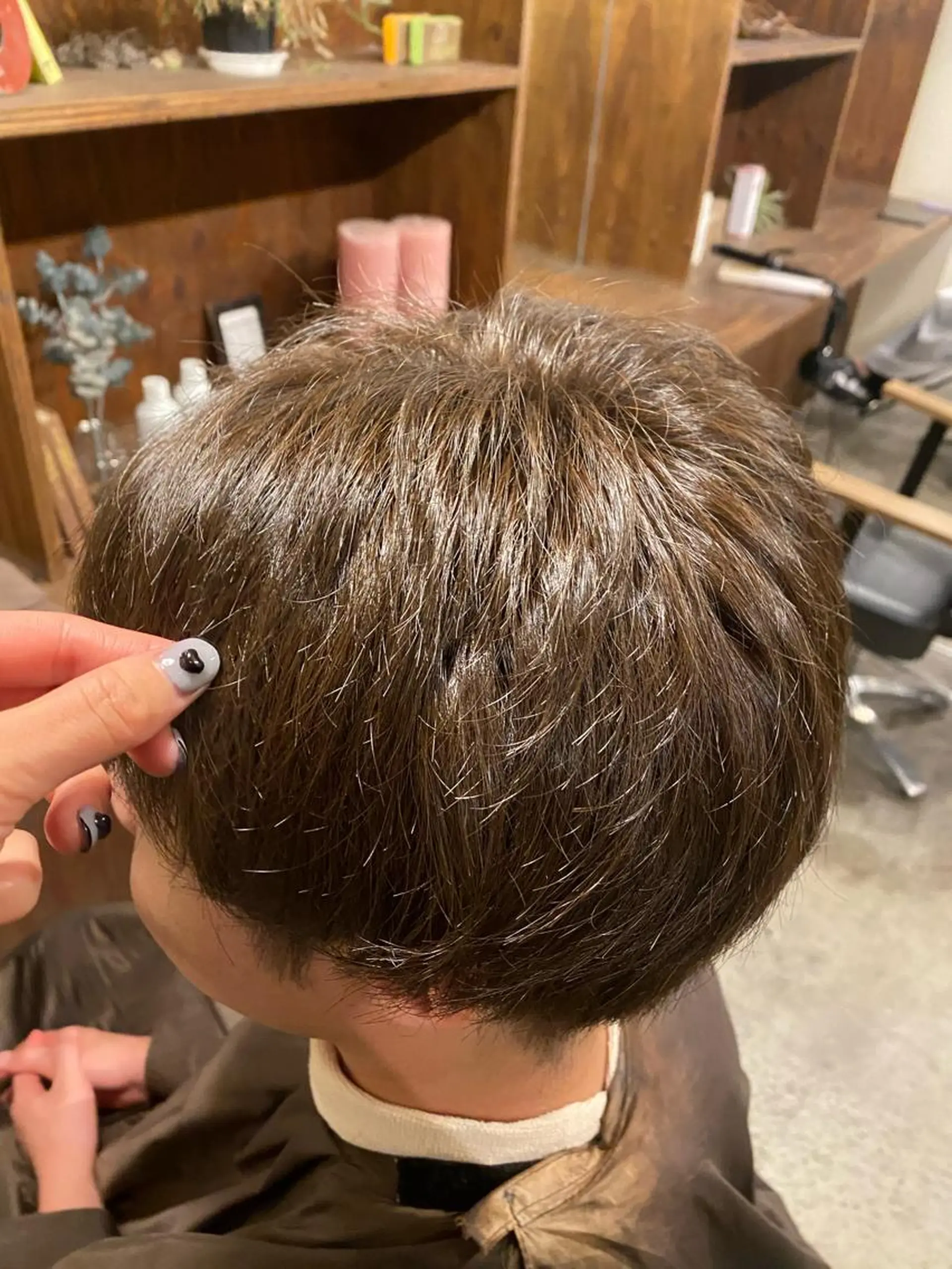 ショート カラー the BRIDGE 加藤みのりのヘアスタイル