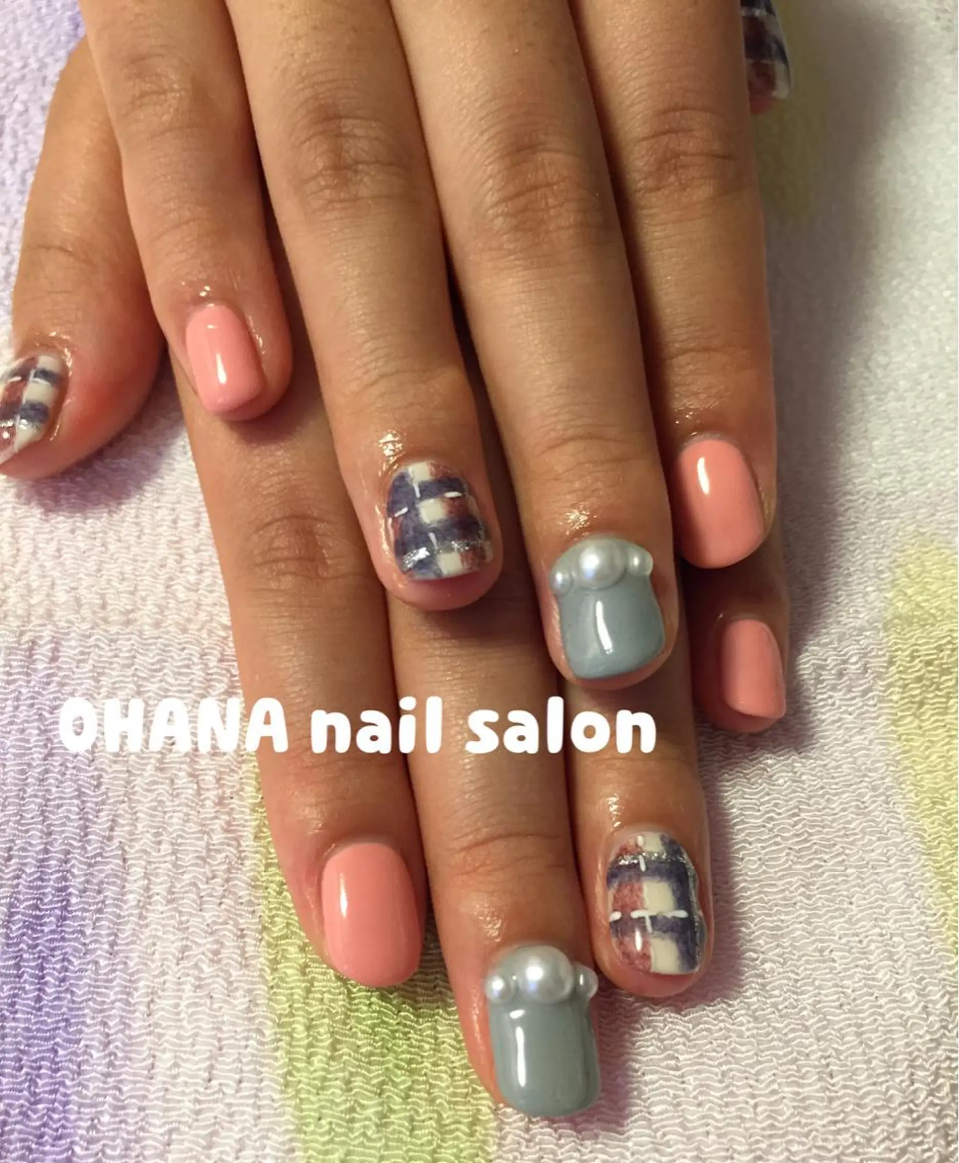 ネイル ピンク 赤色 那覇🏝️台湾人 ネイリストSHIUのネイルデザイン