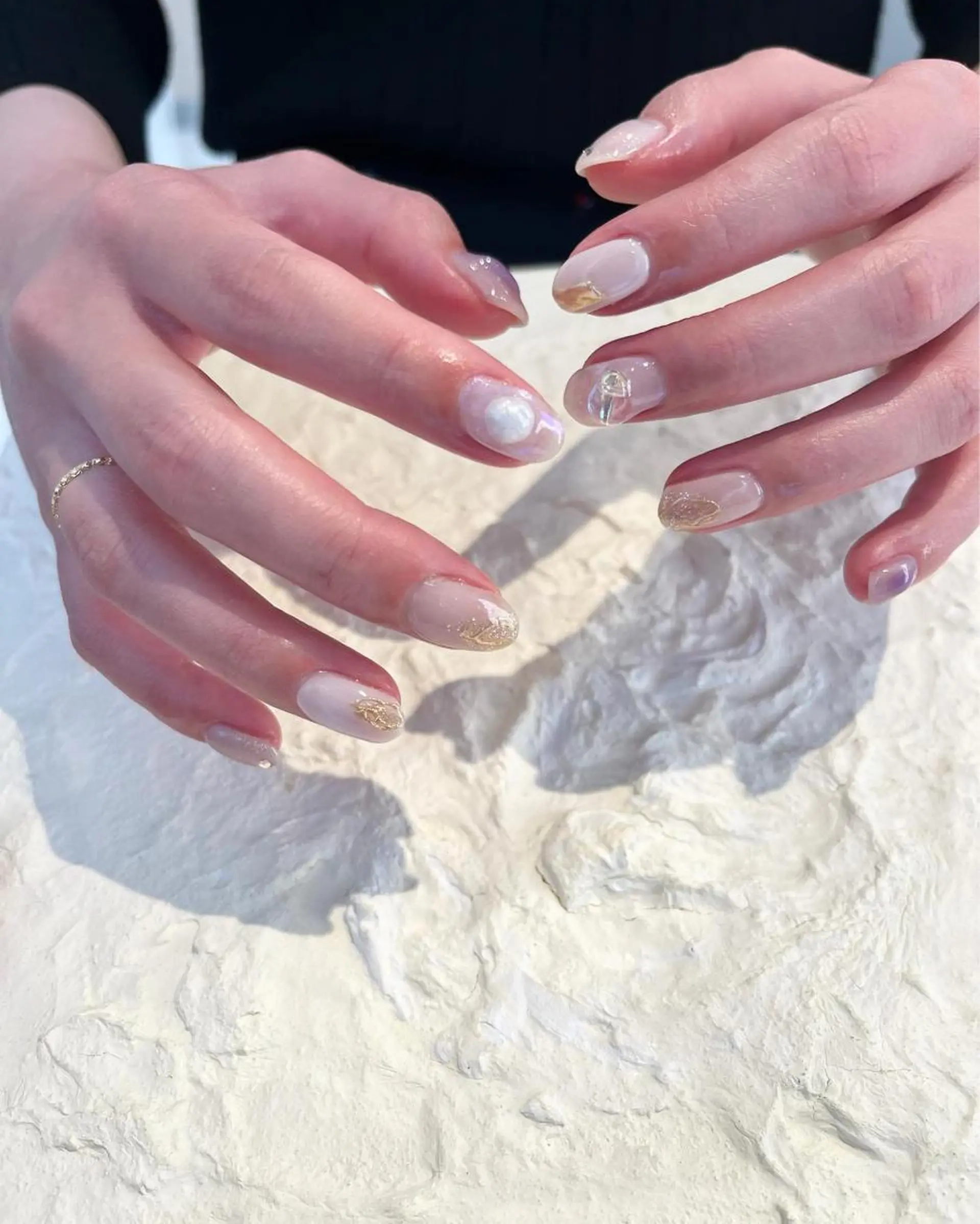 nail* runa🌻のネイルデザイン