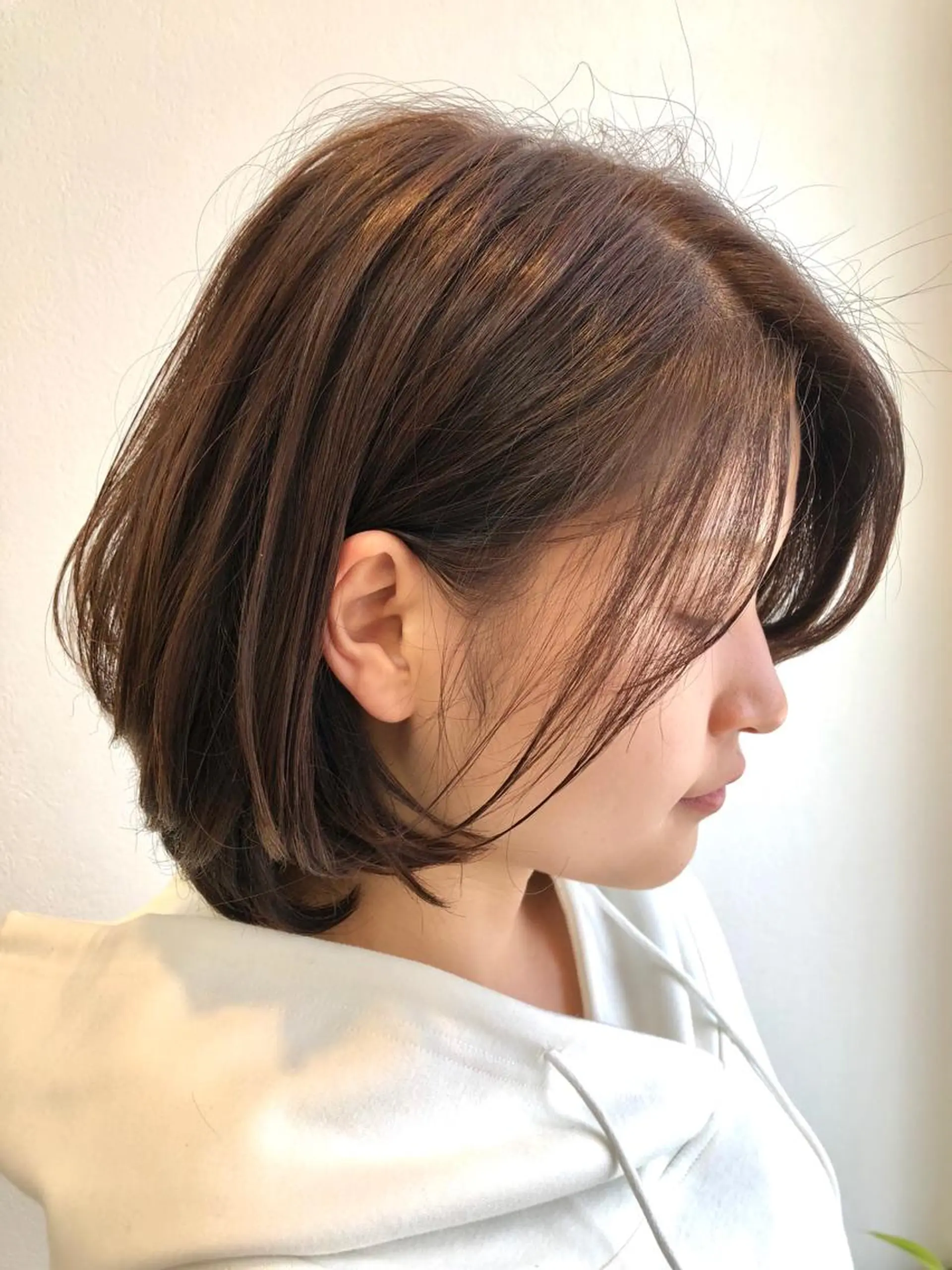 ショート うる艶レイヤーカット hinakoのヘアスタイル
