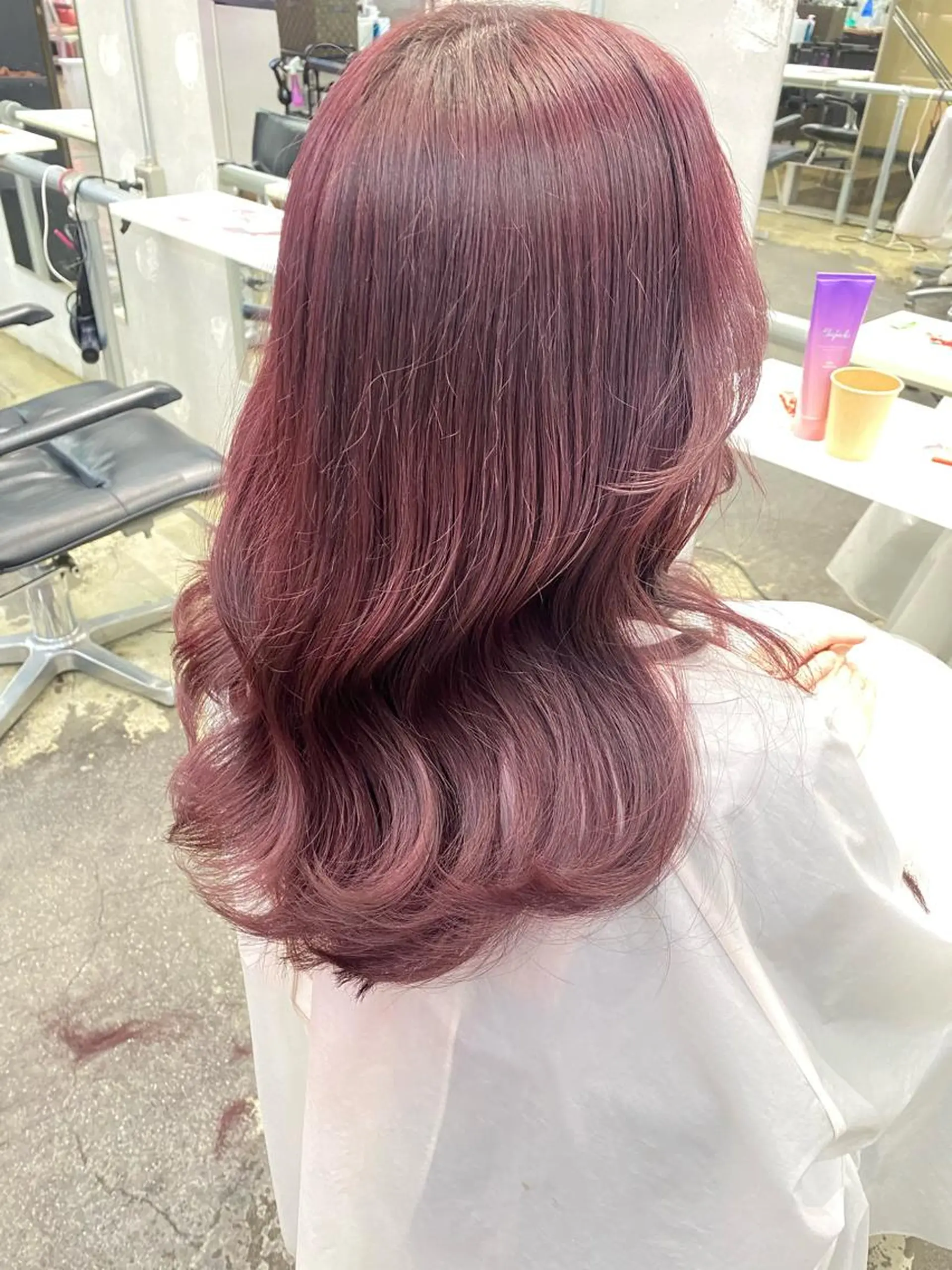 セミロング カラー 💗💗韓国レイヤー yu-ki💗💗のヘアスタイル