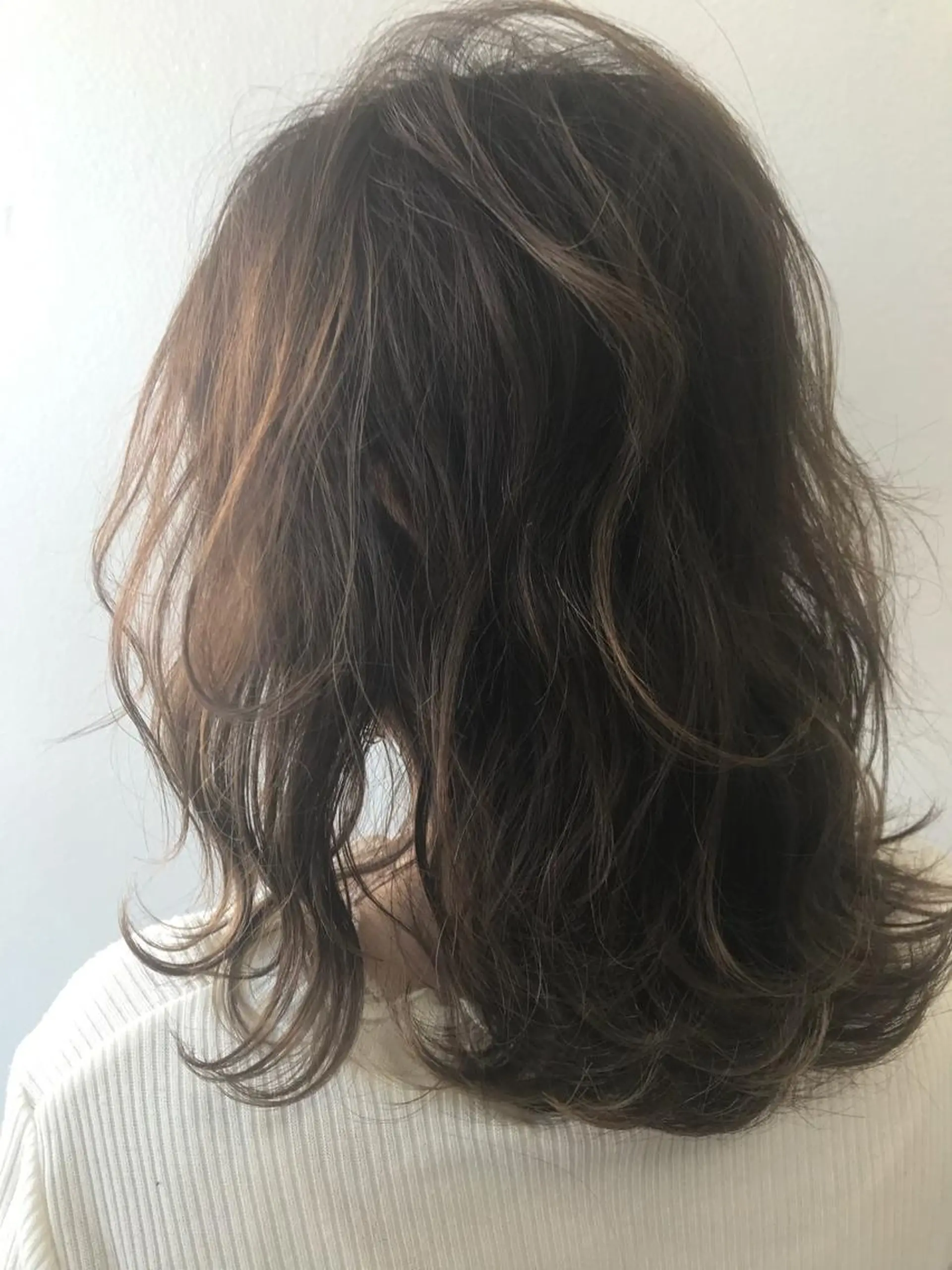 ミディアム カラー カット ヘアカラー パーマ 縮毛矯正 トリートメント Lien 深井店のヘアスタイル