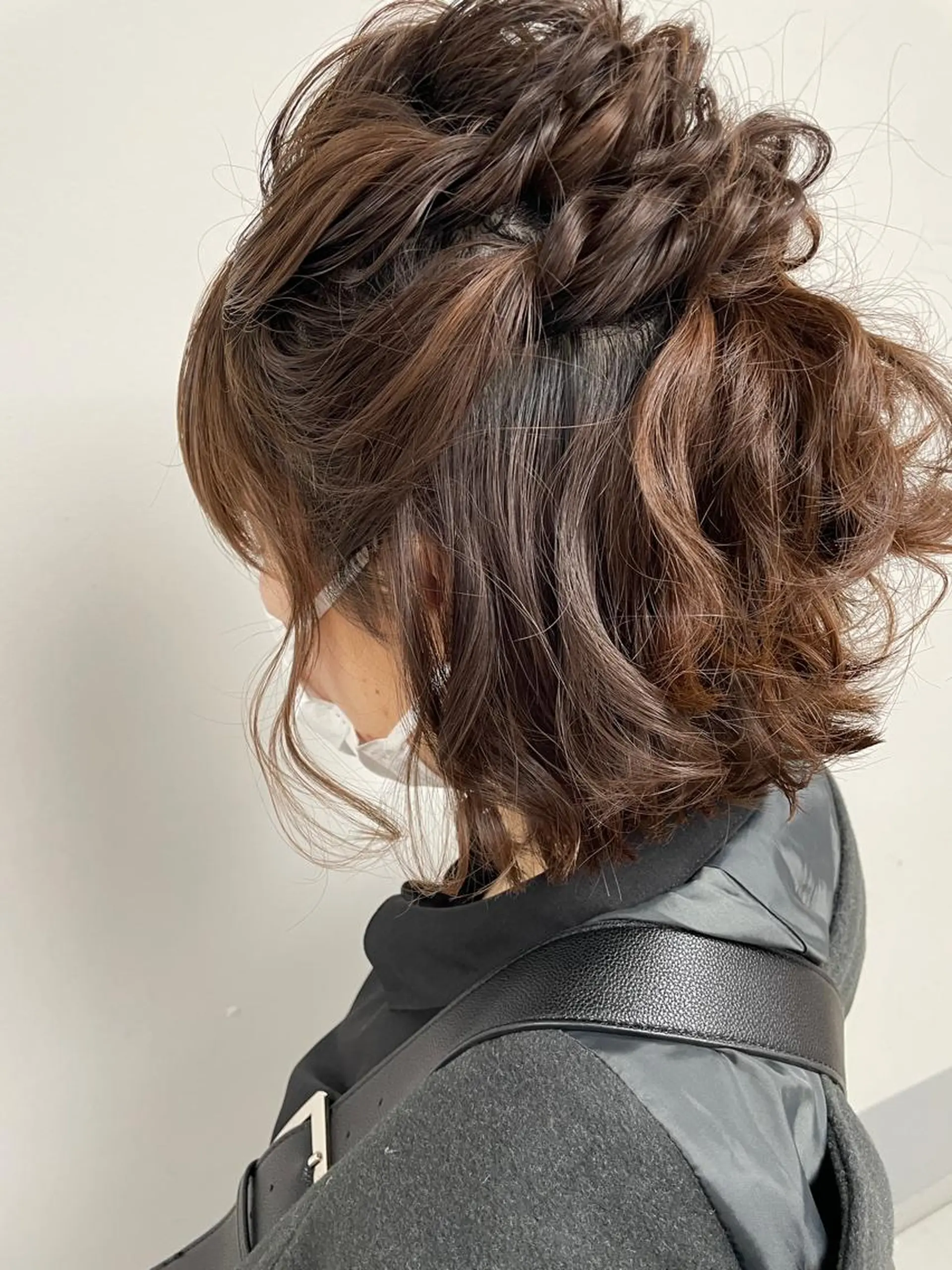 ミディアム ヘアアレンジ カット ヘアカラー トリートメント MAIKO 【中崎・茶屋町】のヘアスタイル