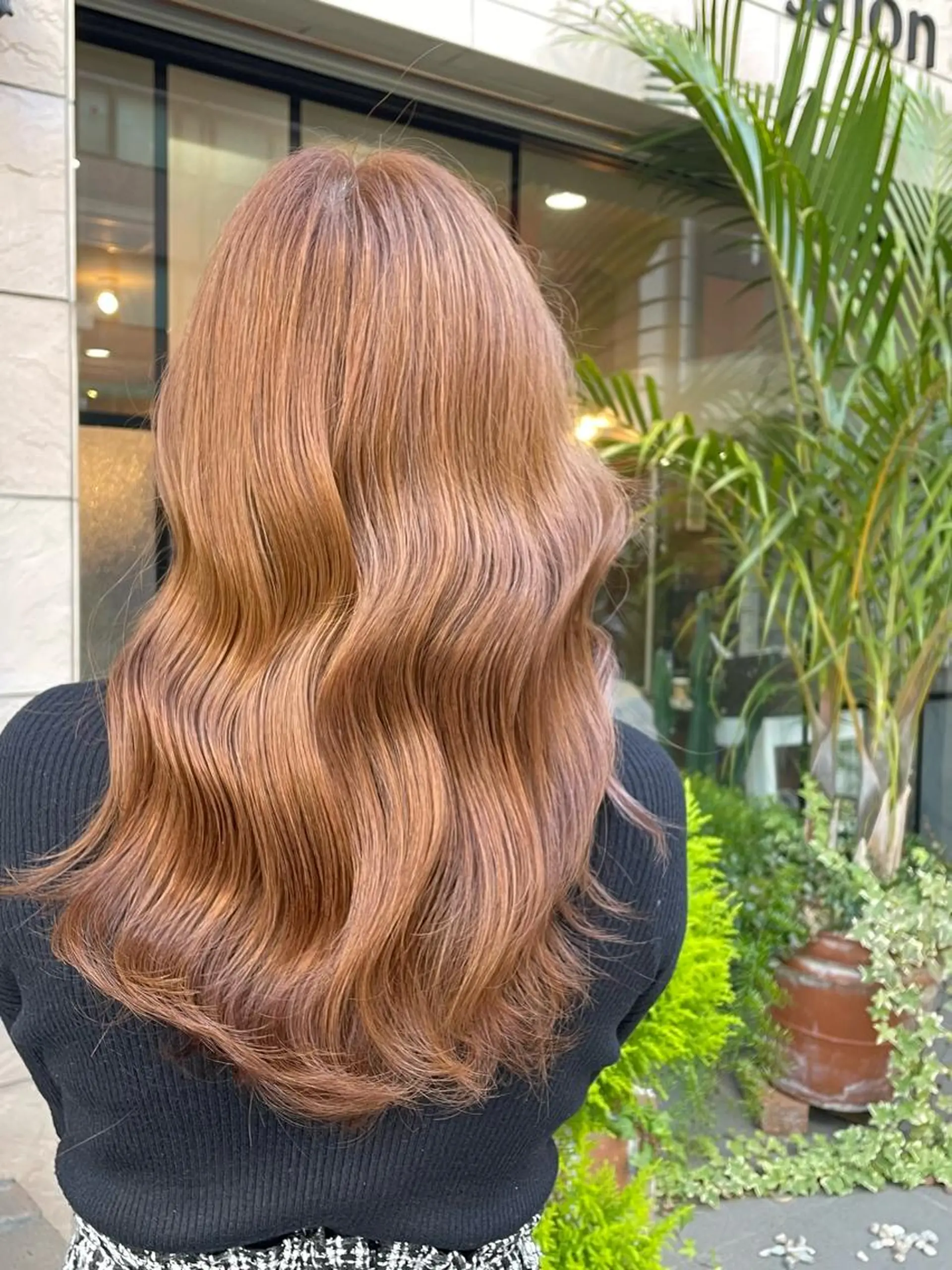 ロング カラー カット ヘアカラー SHIAN橋本店 おぐちまほのヘアスタイル