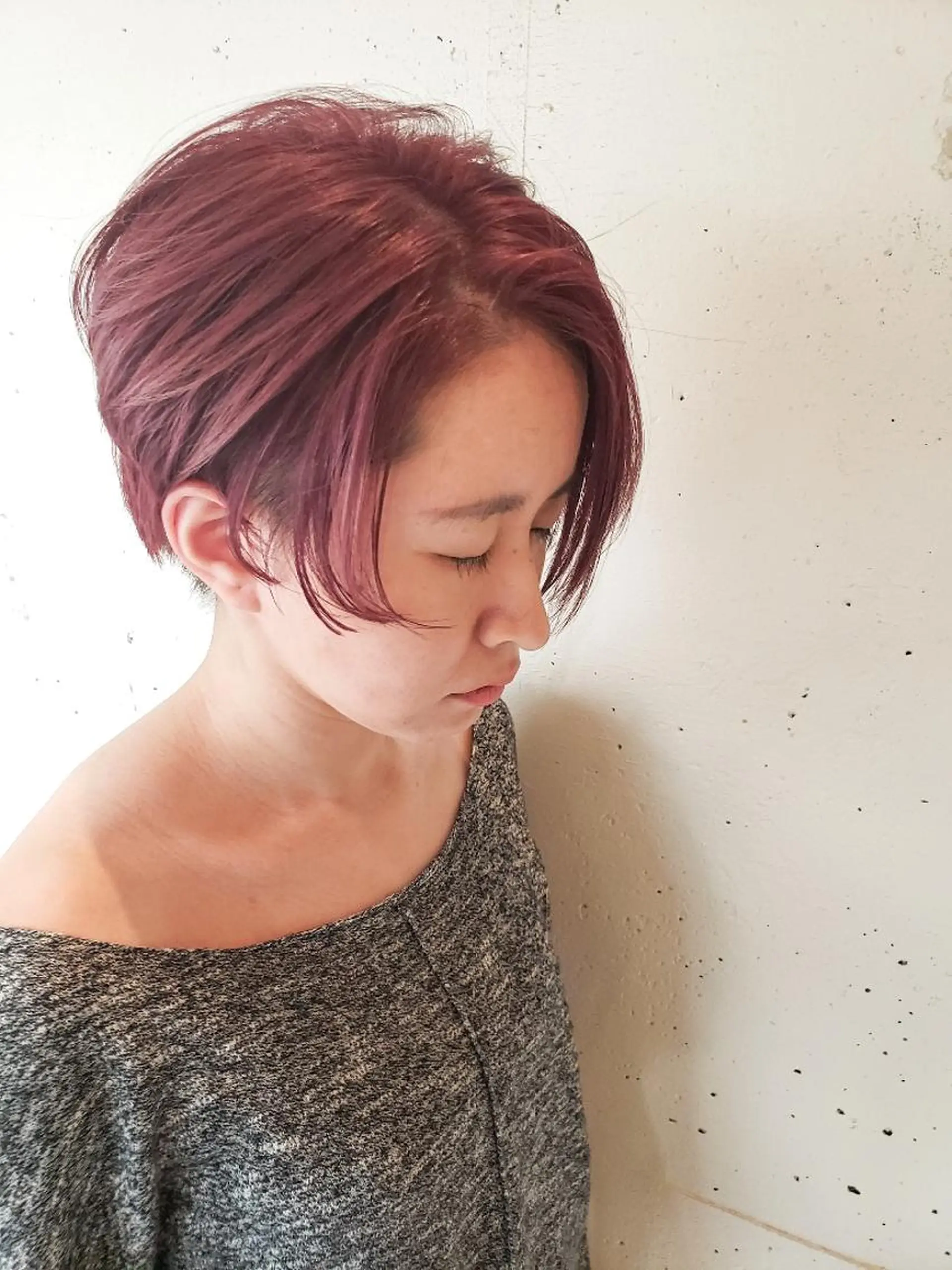 ショート カラー ショートヘア カット ヘアカラー トリートメント 尾野 恭平のヘアスタイル