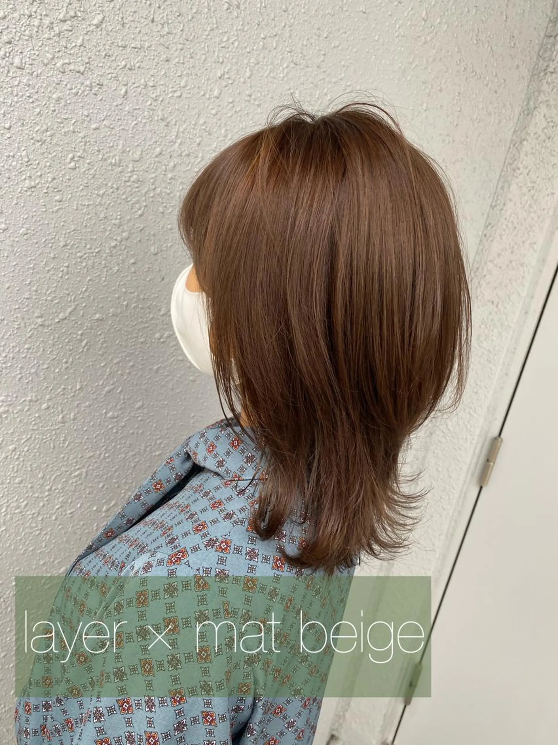 セミロング カラー 後藤紗英/髪質改善 /オリーブベージュのヘアスタイル