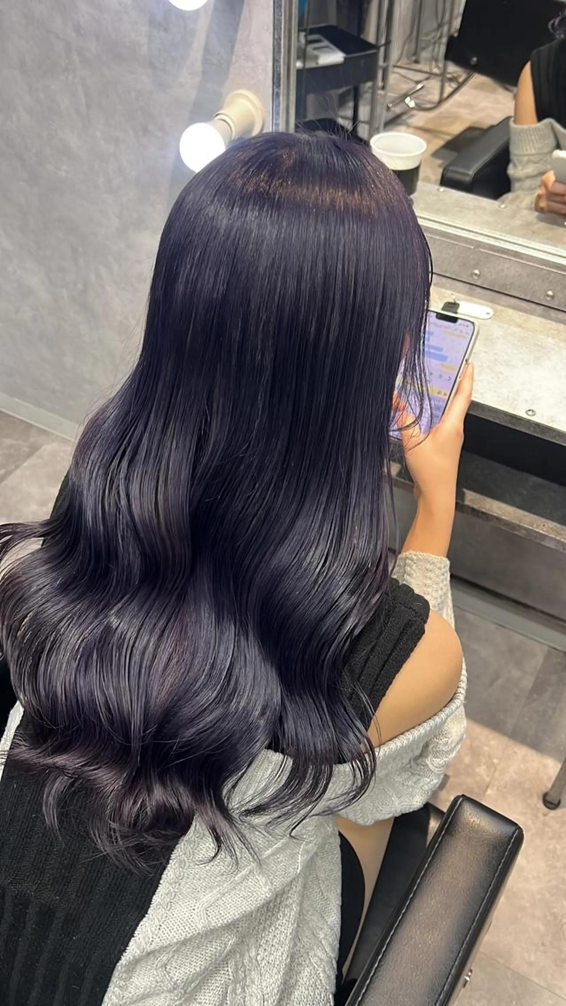 ロング カラー mimiiy梅田 中崎町ハイトーンのヘアスタイル