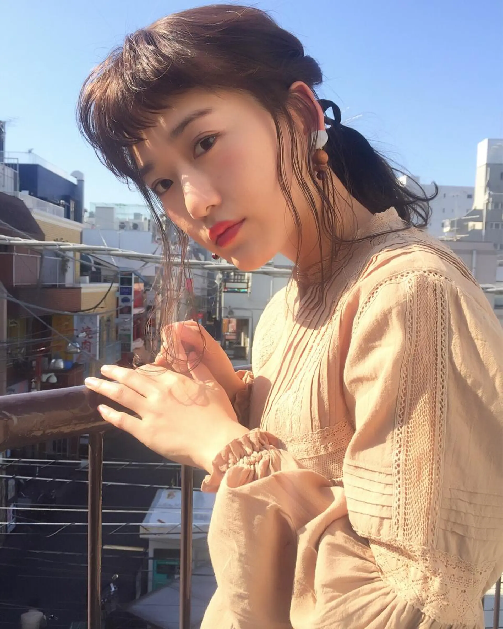 ヘアアレンジ 簡単アレンジ 齋藤 咲のヘアスタイル