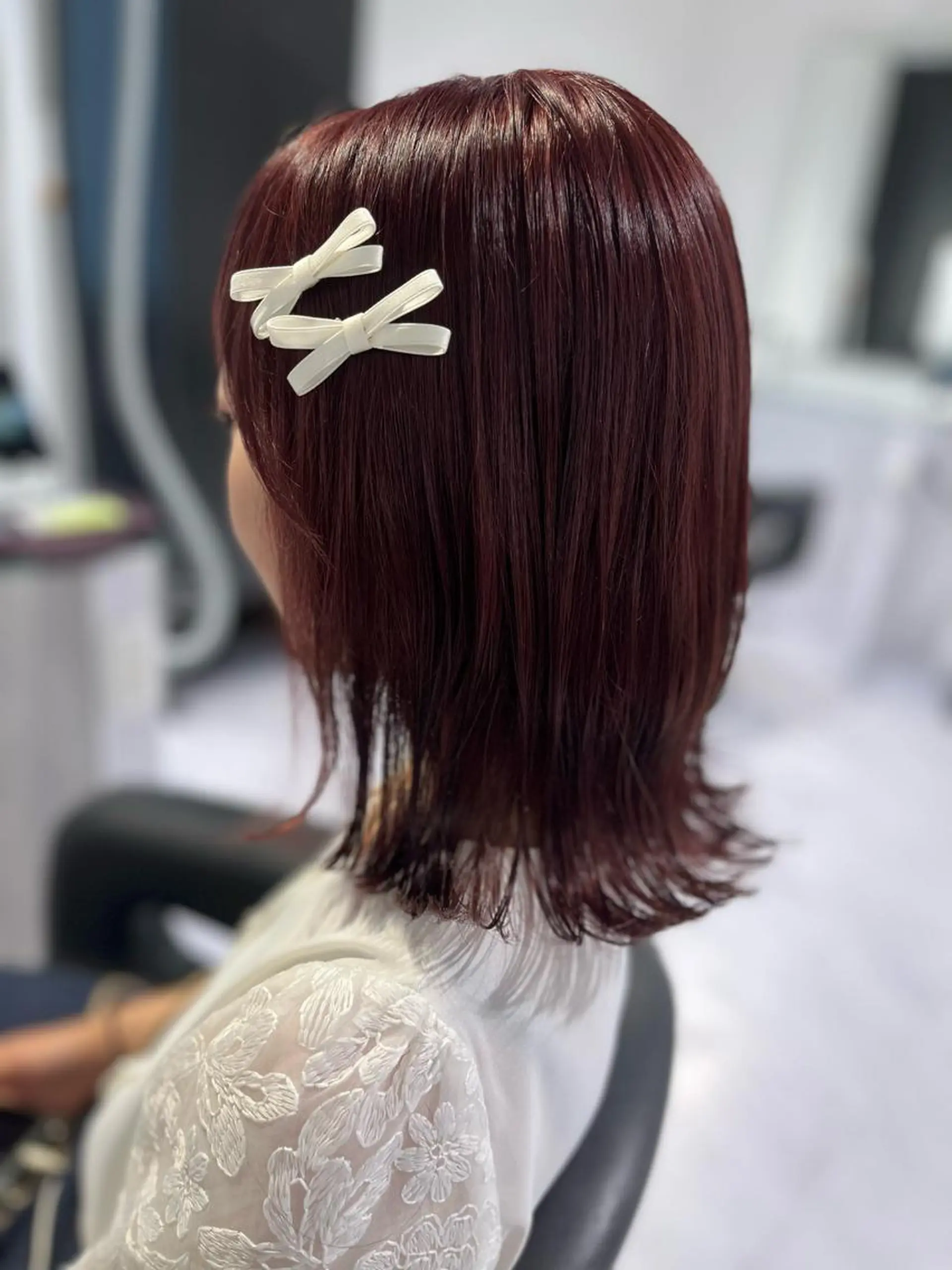 カラー 🎀愛されピンク ラベンダー💜ゆいのヘアスタイル