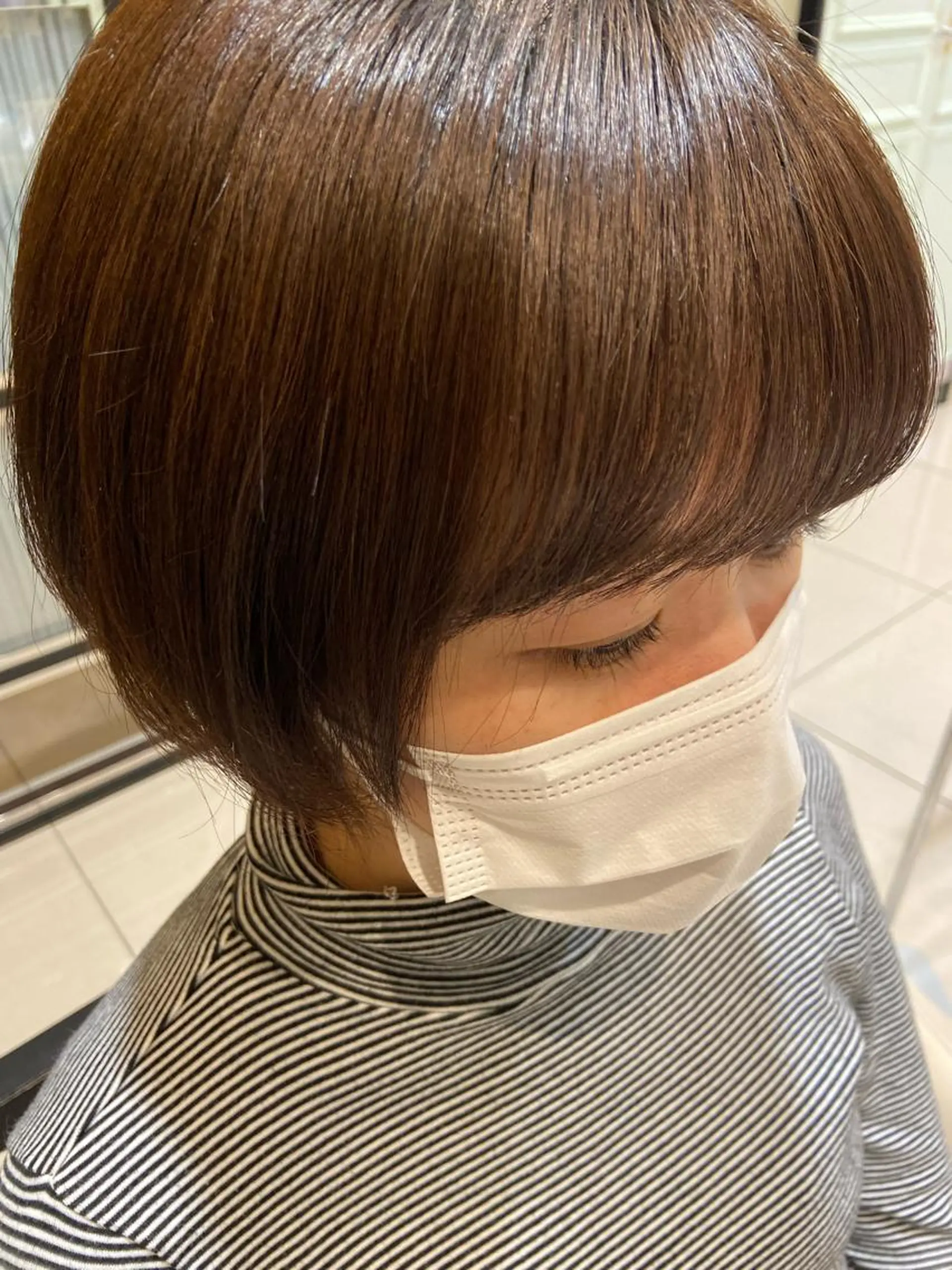 ショート パーマ SALOWIN 新宿三丁目East所属・縮毛矯正/艶カラー /美髪/ﾒｸﾞﾐのヘアスタイル