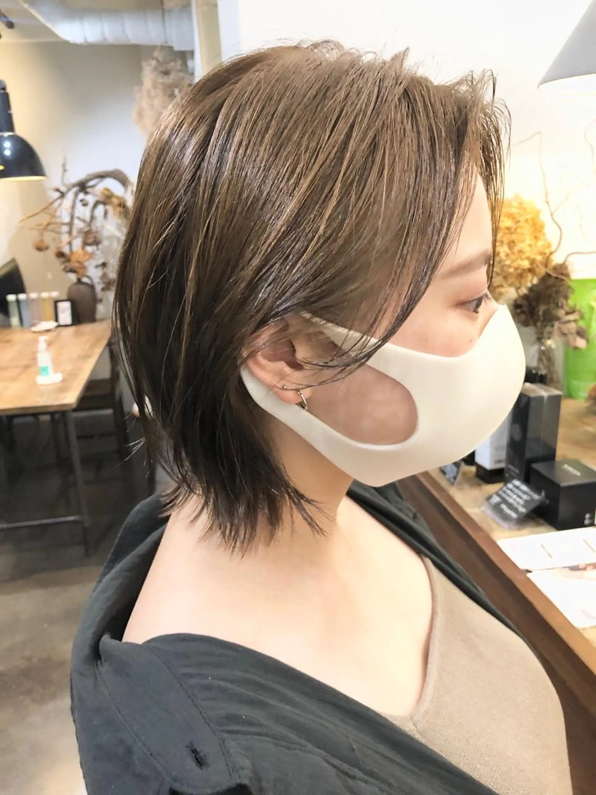 ショート ボブ ウルフカット カット 千葉 郁也のヘアスタイル