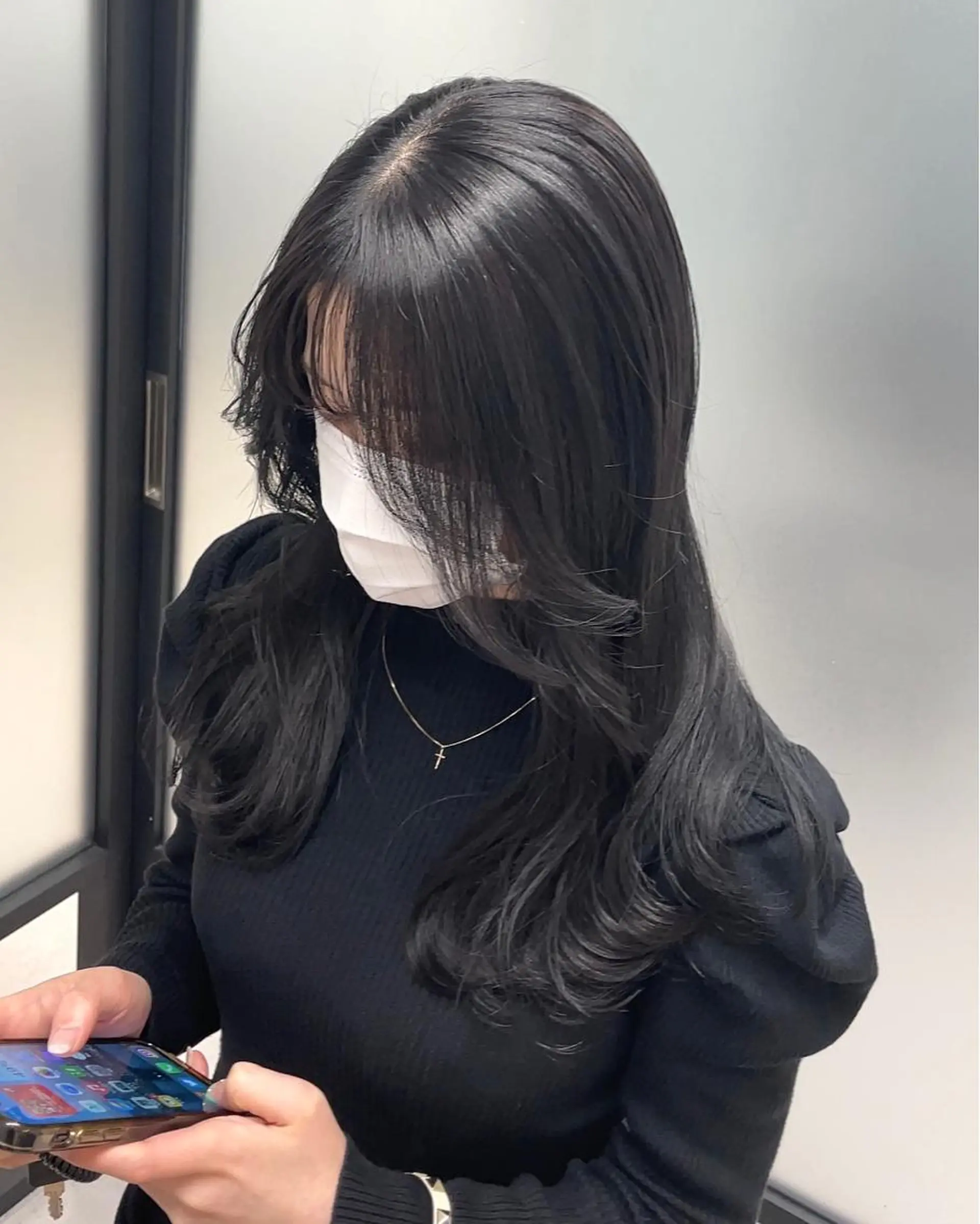 セミロング ヘアカラー トリートメント SALOWIN所属・【@_ami hair_】のヘアスタイル