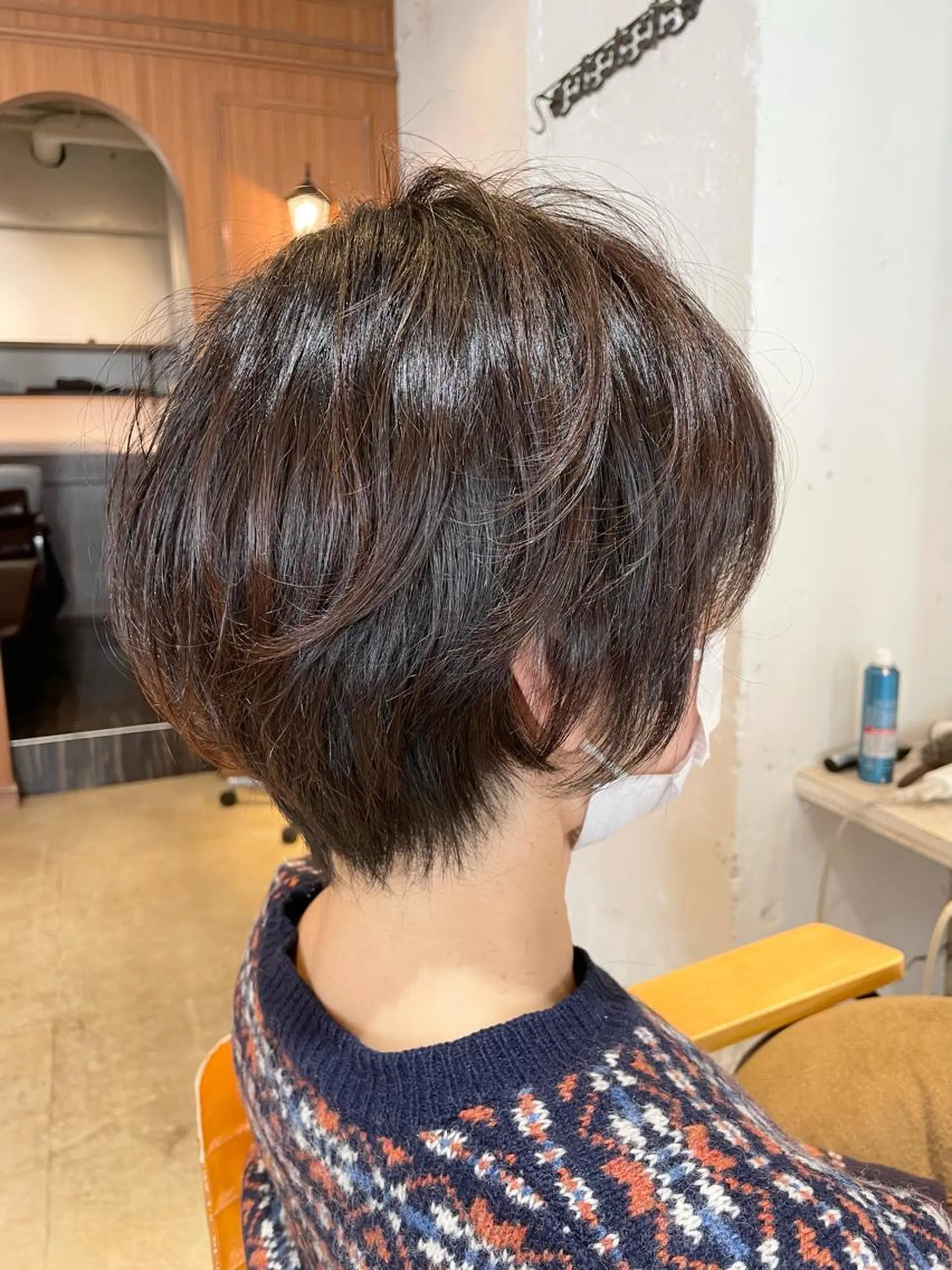 ショート カラー ショートボブ ブラウンカラー ショコラブラウン ボブ ショートヘア カット Pentas所属・☘️当日OK☘️ 鍋島直大のヘアスタイル