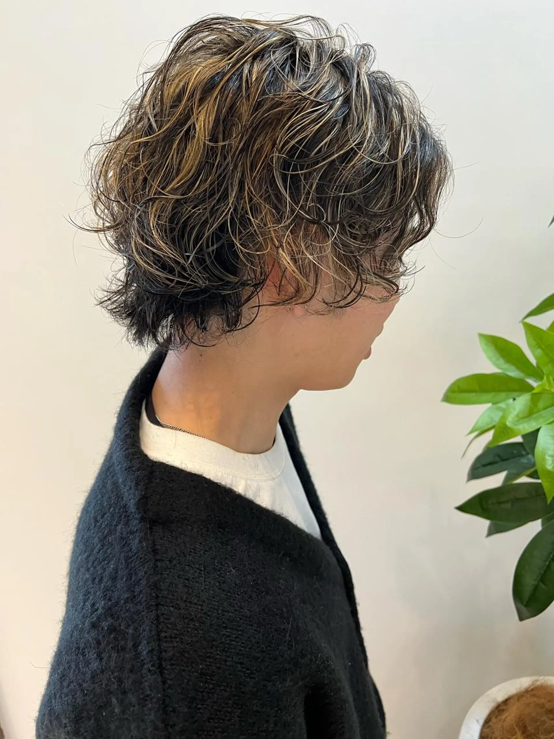 カラー パーマ メンズ 宮本丈也/金沢美容室 /理美容/パーマのヘアスタイル