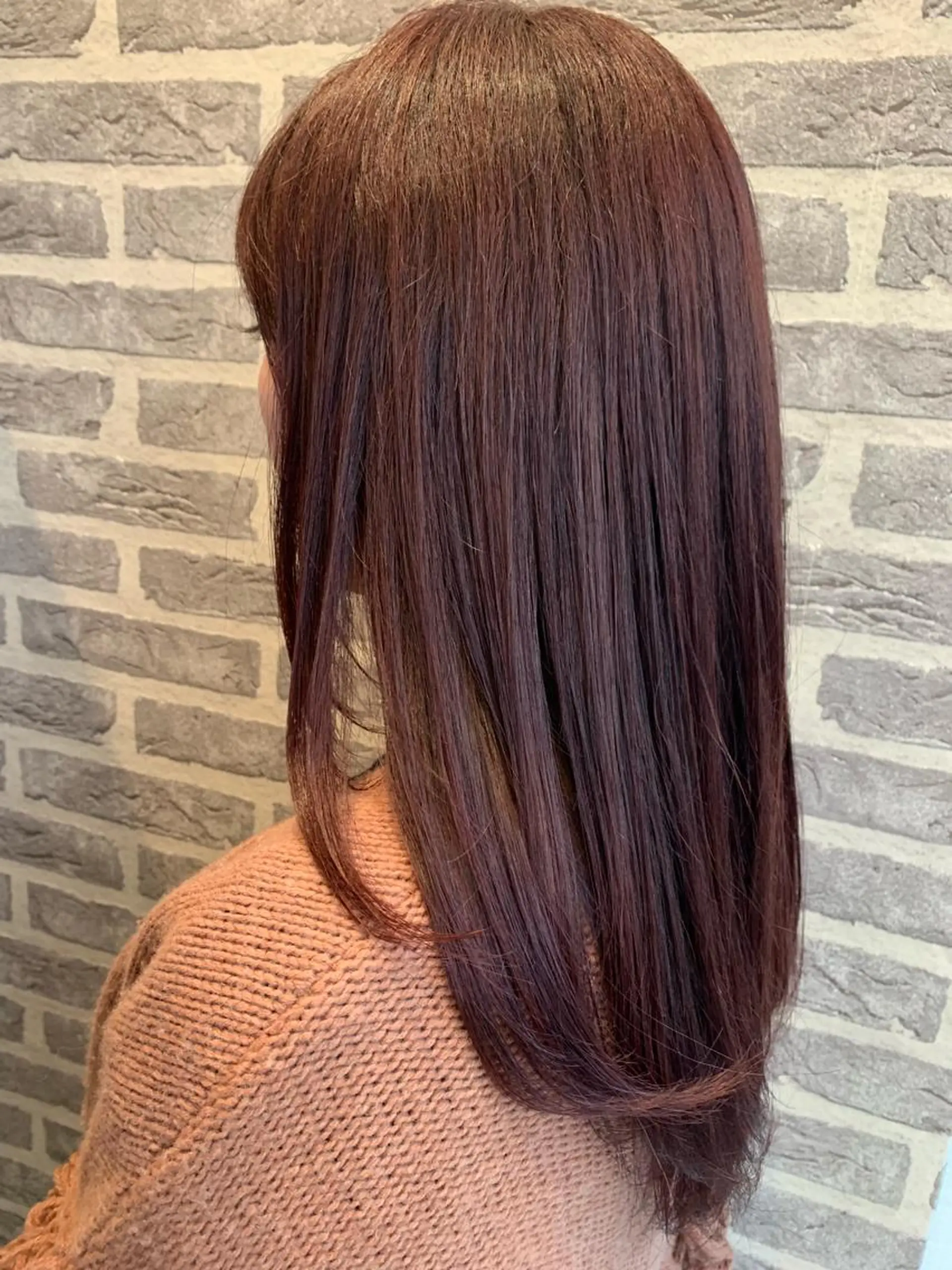 ミディアム カラー ピンクカラー バイオレットカラー Earth岩槻店 YAGIのヘアスタイル