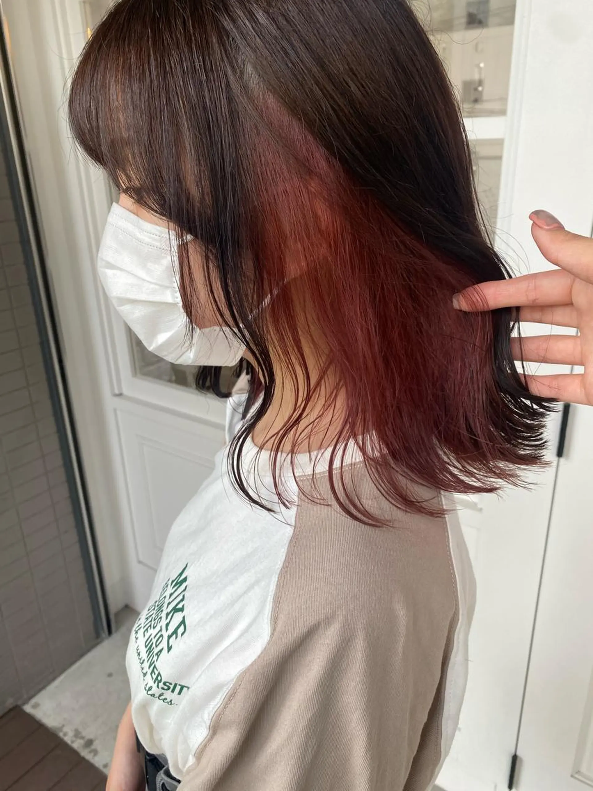 ミディアム カラー 韓国×髪質改善カラー 💎hinaのヘアスタイル