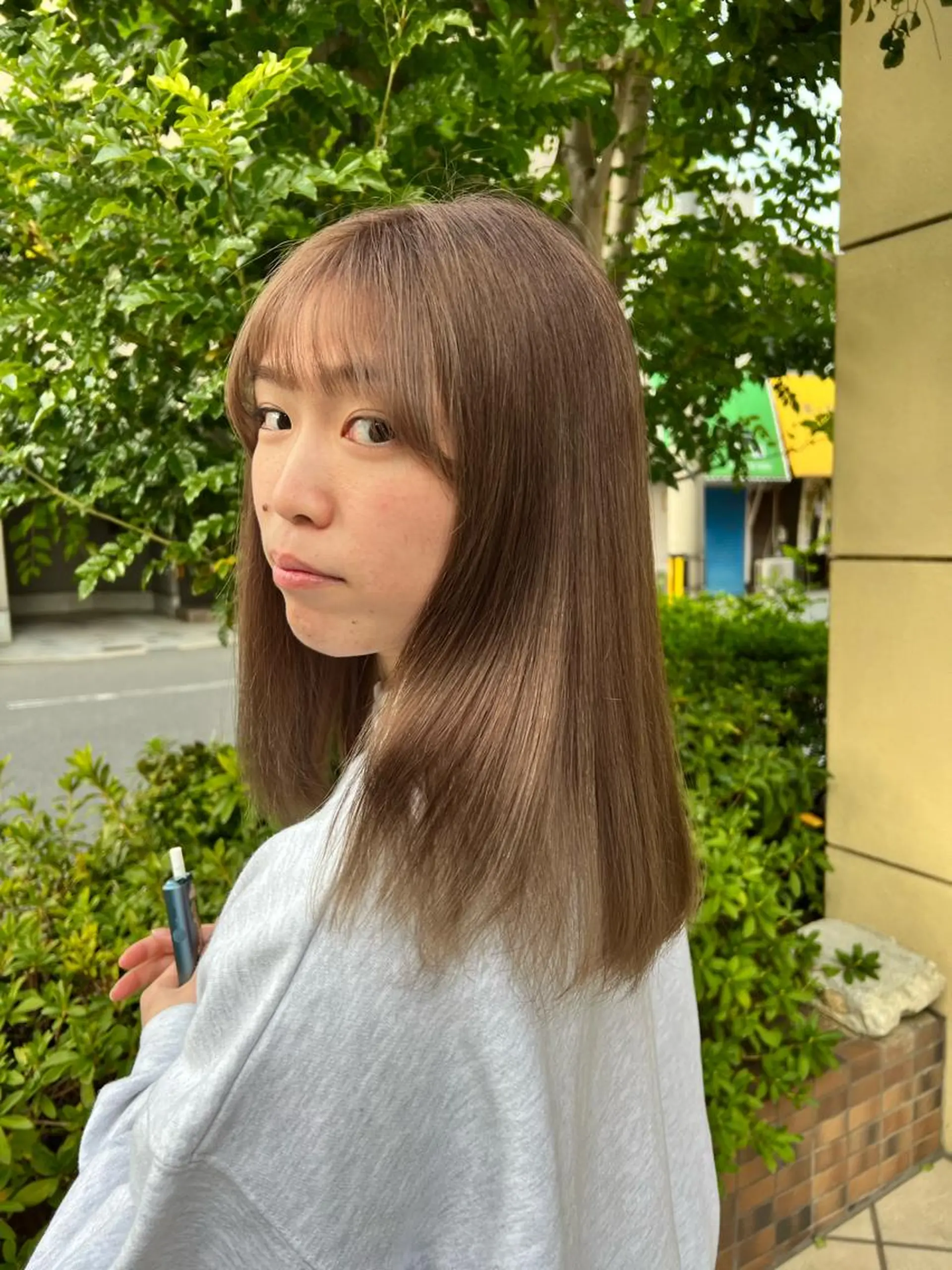 セミロング 美容室 _WHITE＋ 南海難波店【アンダーホワイトプラス】所属・✨レイヤー/透明感 /豊嶋里緒✨のヘアスタイル