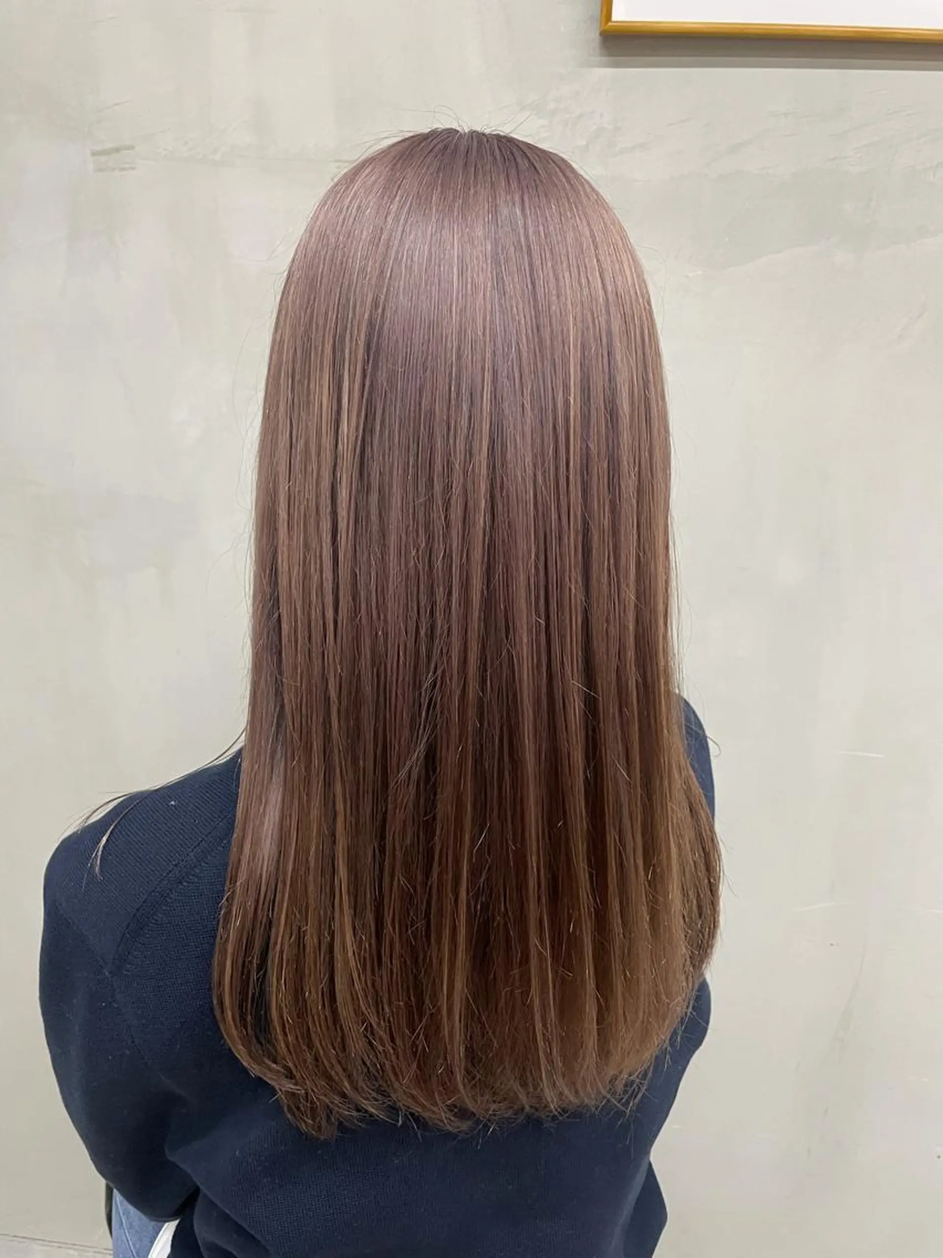 ロング カラー ベージュカラー ピンクカラー ピンクベージュ mee.表参道所属・ボブ/ショート /パーマ/shinのヘアスタイル