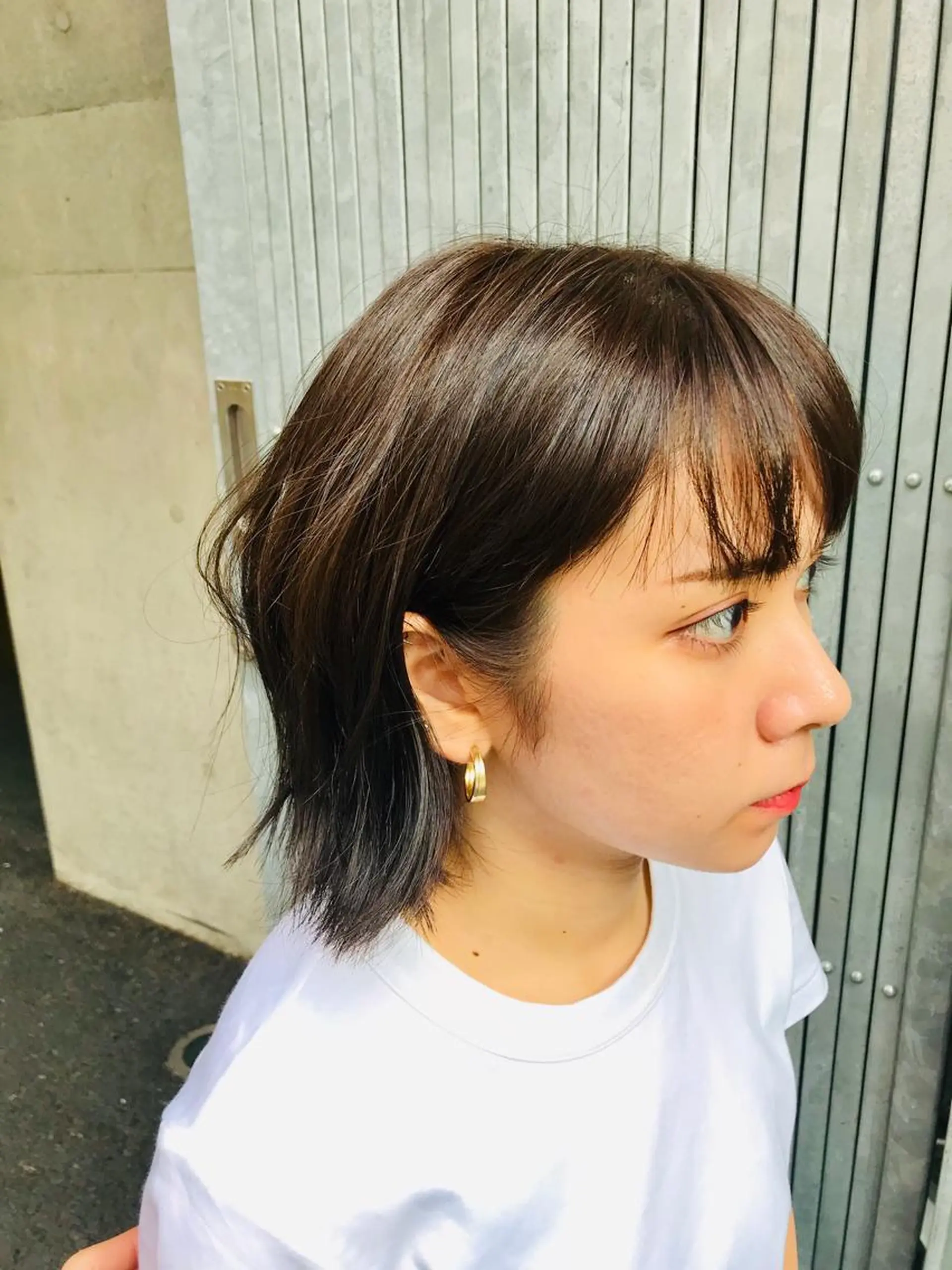 ミディアム カラー うるツヤハイトーン✨ /西川郁巳のヘアスタイル