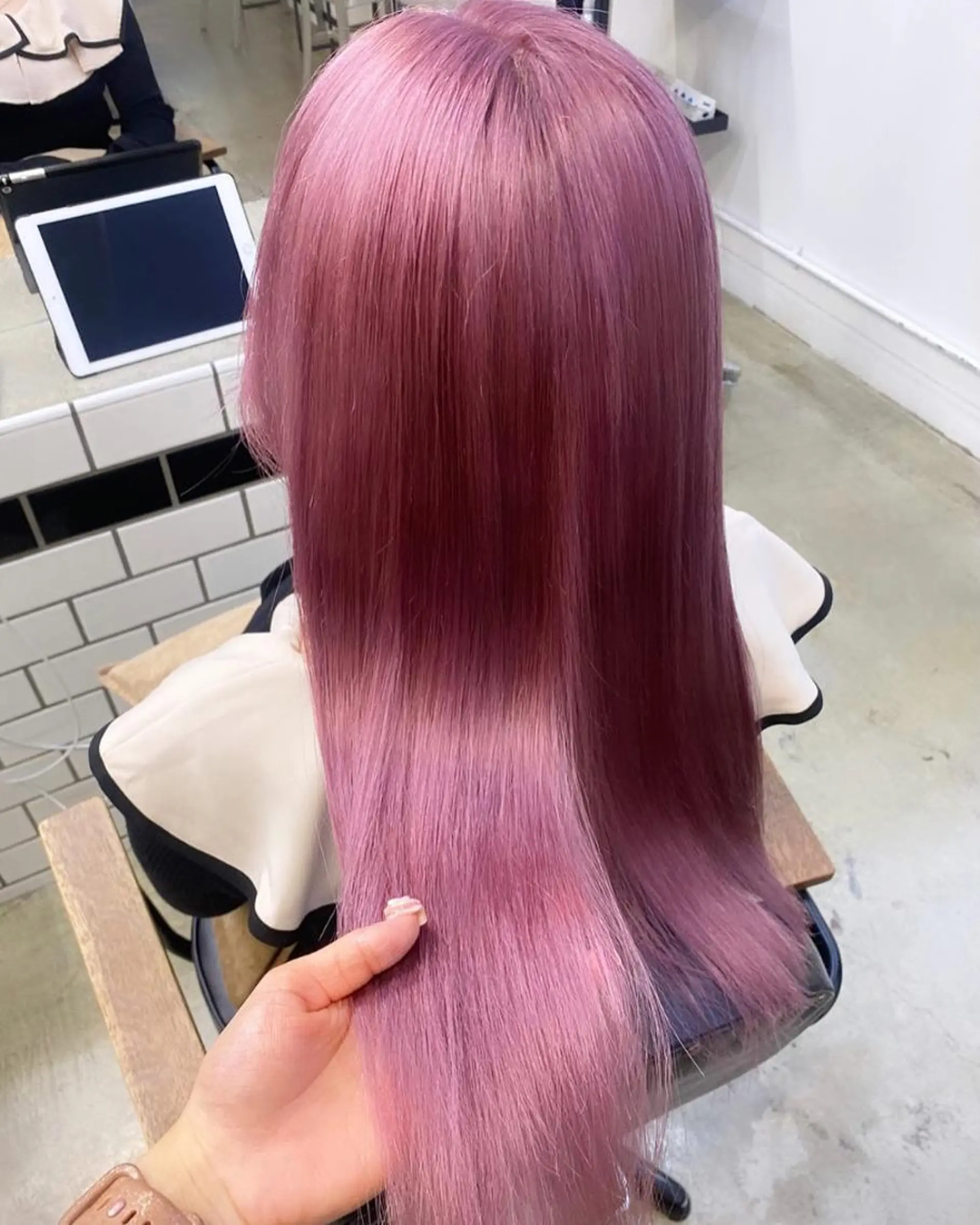 ロング カラー 韓国風レイヤーカット 🍒サンジキ アカリのヘアスタイル