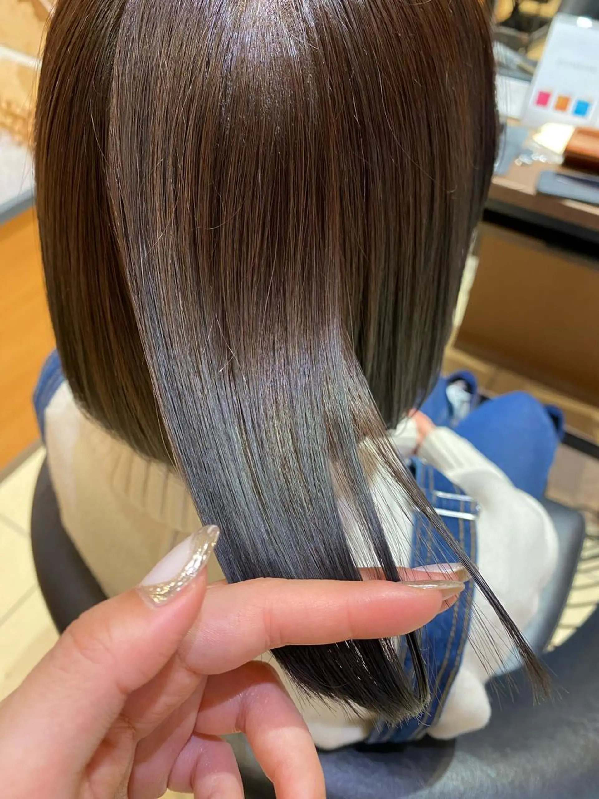 ミディアム 髪質改善 トリートメント 酸熱トリートメント LEVIJU hair所属・韓国ヘア🕊村上 ののこ🕊のヘアスタイル