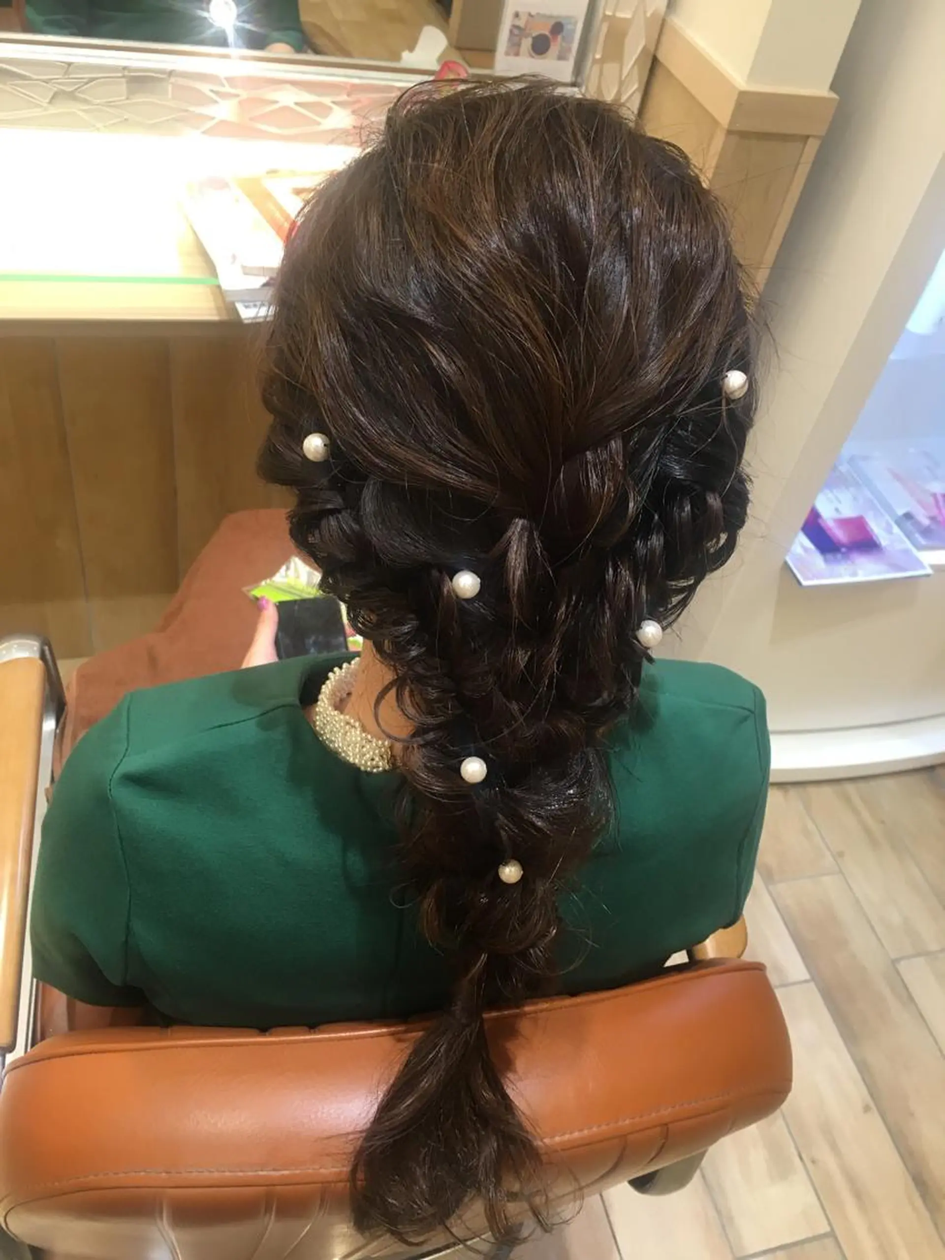 ミディアム セミロング ロング ヘアアレンジ scene.池袋所属・scene. haraのヘアスタイル