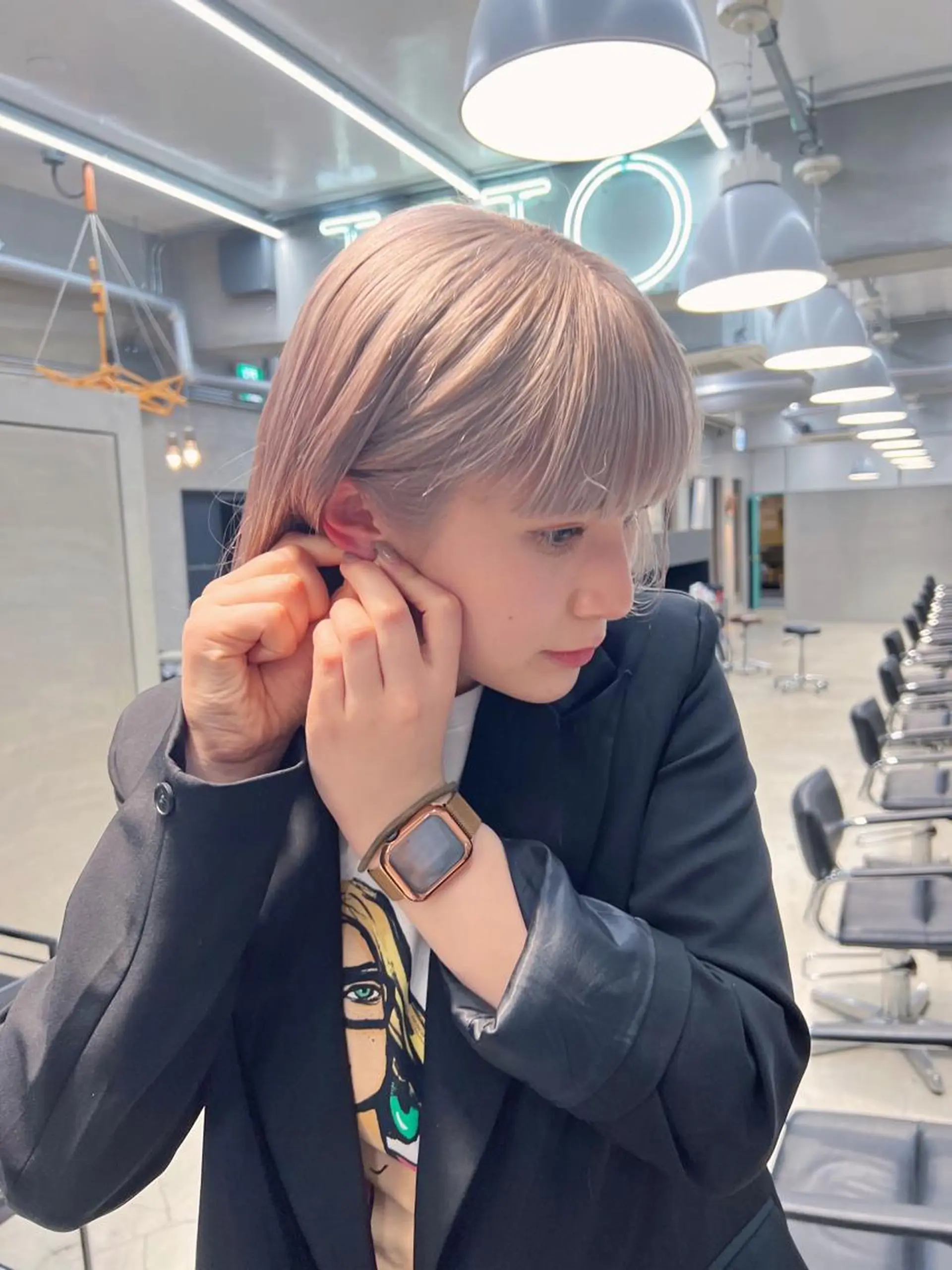 ショート カラー デザイン/レイヤー Kaito🐩/栄のヘアスタイル