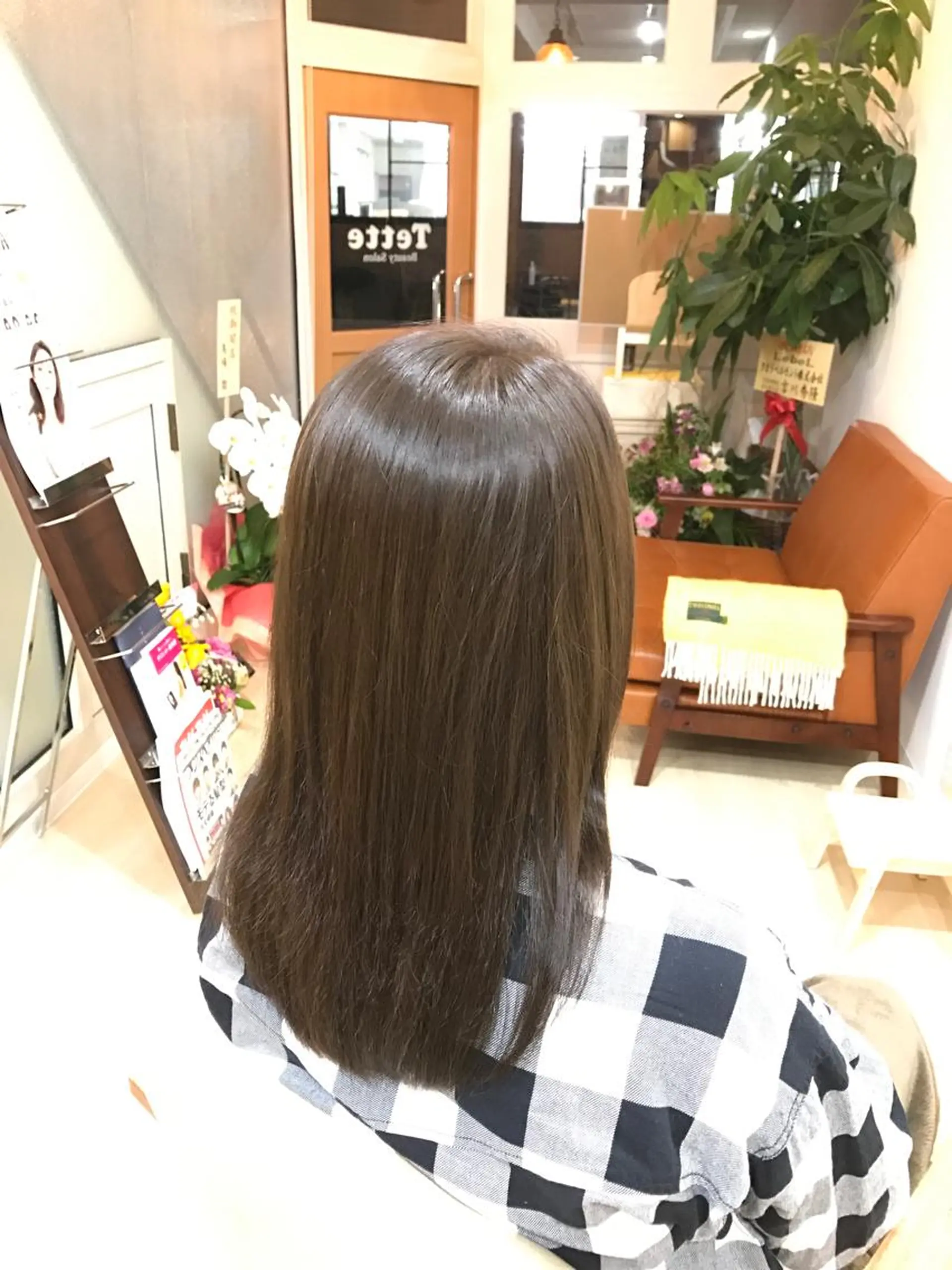 ショート ミディアム セミロング ロング カラー メンズ 透明感カラー T e t t e所属・中江 規久のヘアスタイル